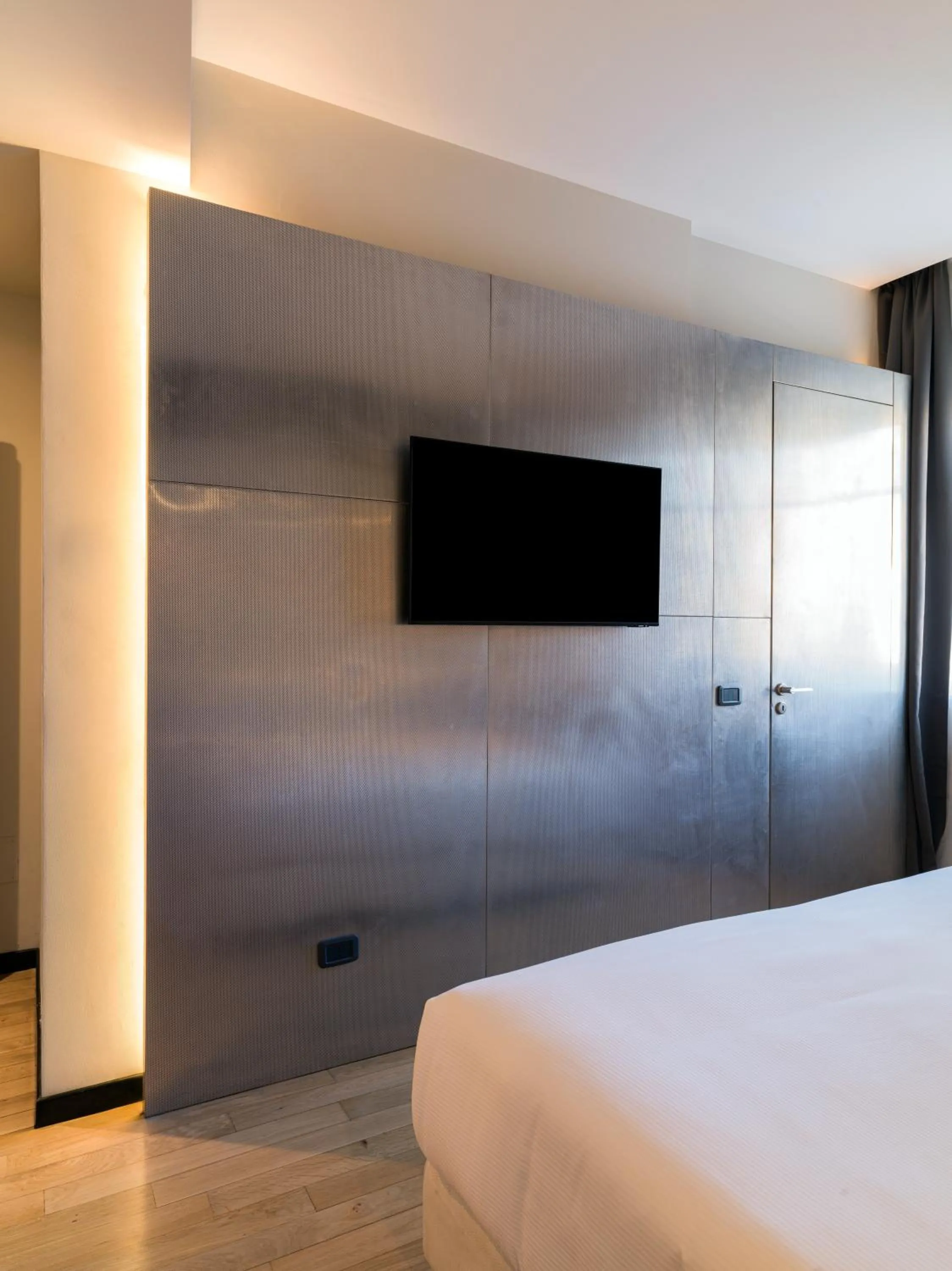 TV and multimedia, Bed in UNA Hotels One Catania