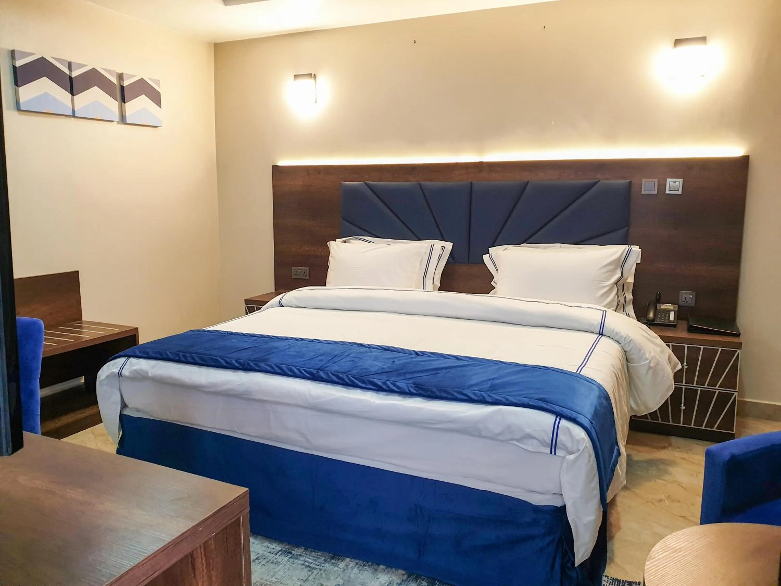 Bed in Musada Luxury Hotels and Suites