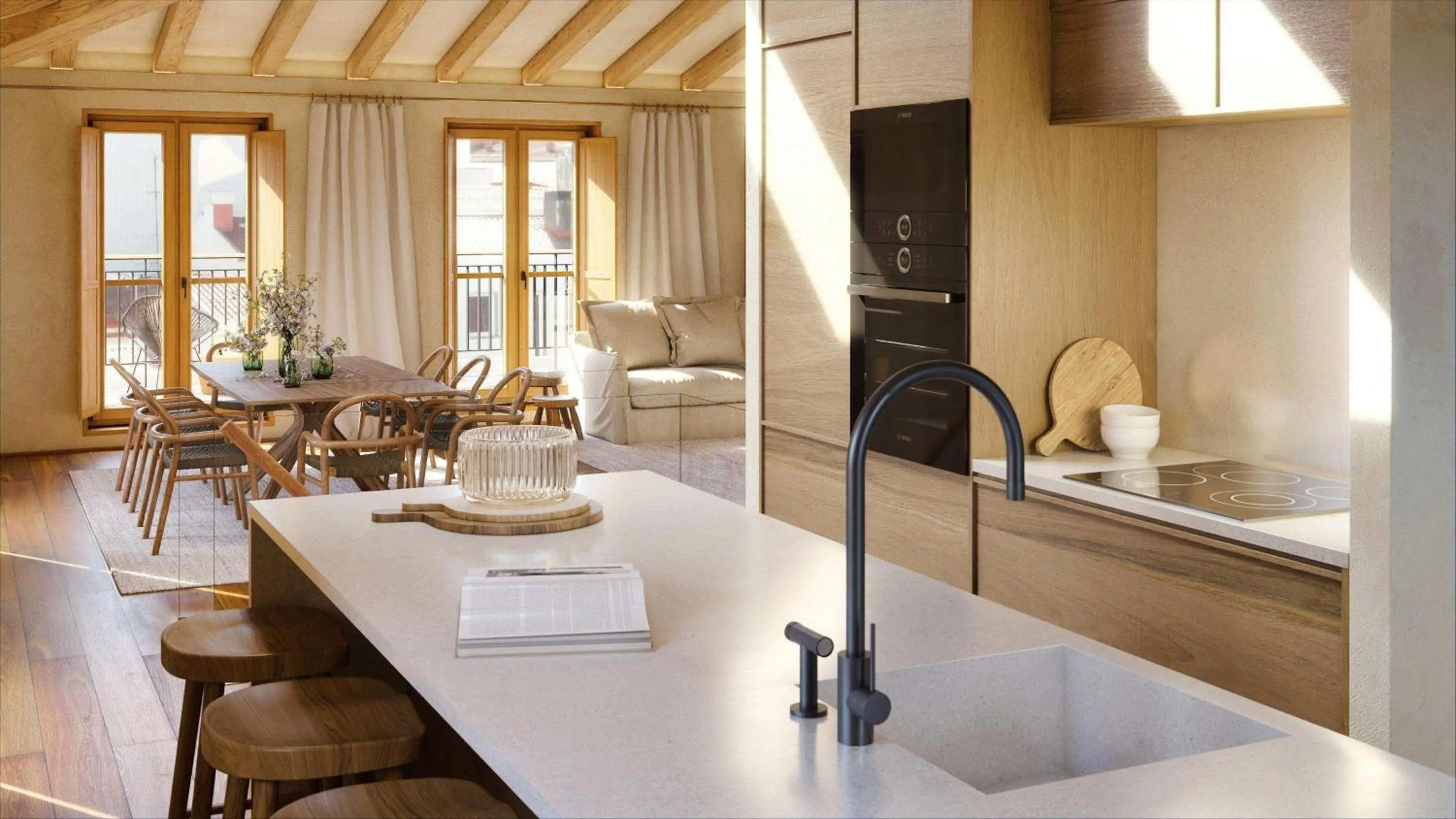 Living room in La Gallega by Upper Luxury Housing