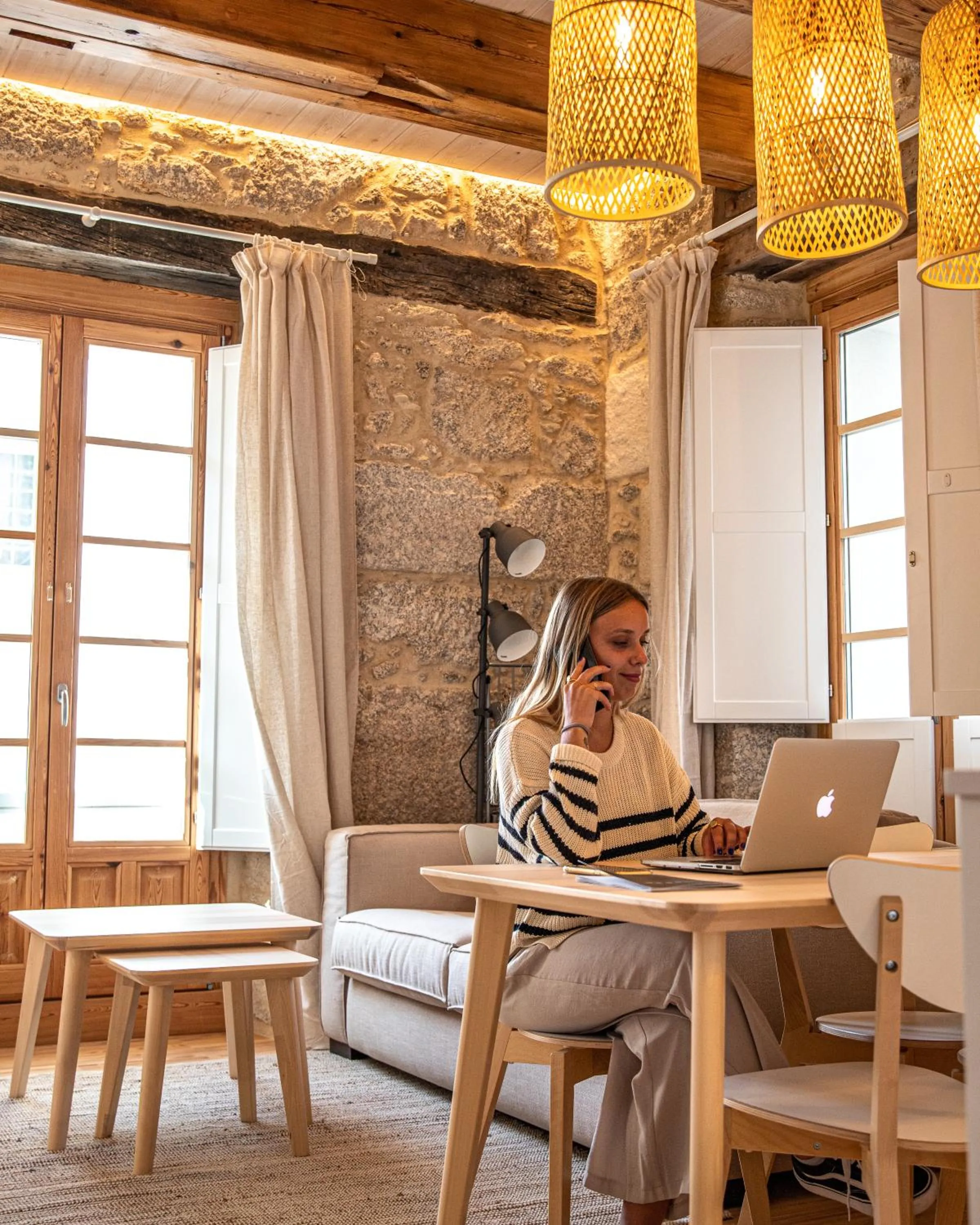 Seating area in La Gallega by Upper Luxury Housing