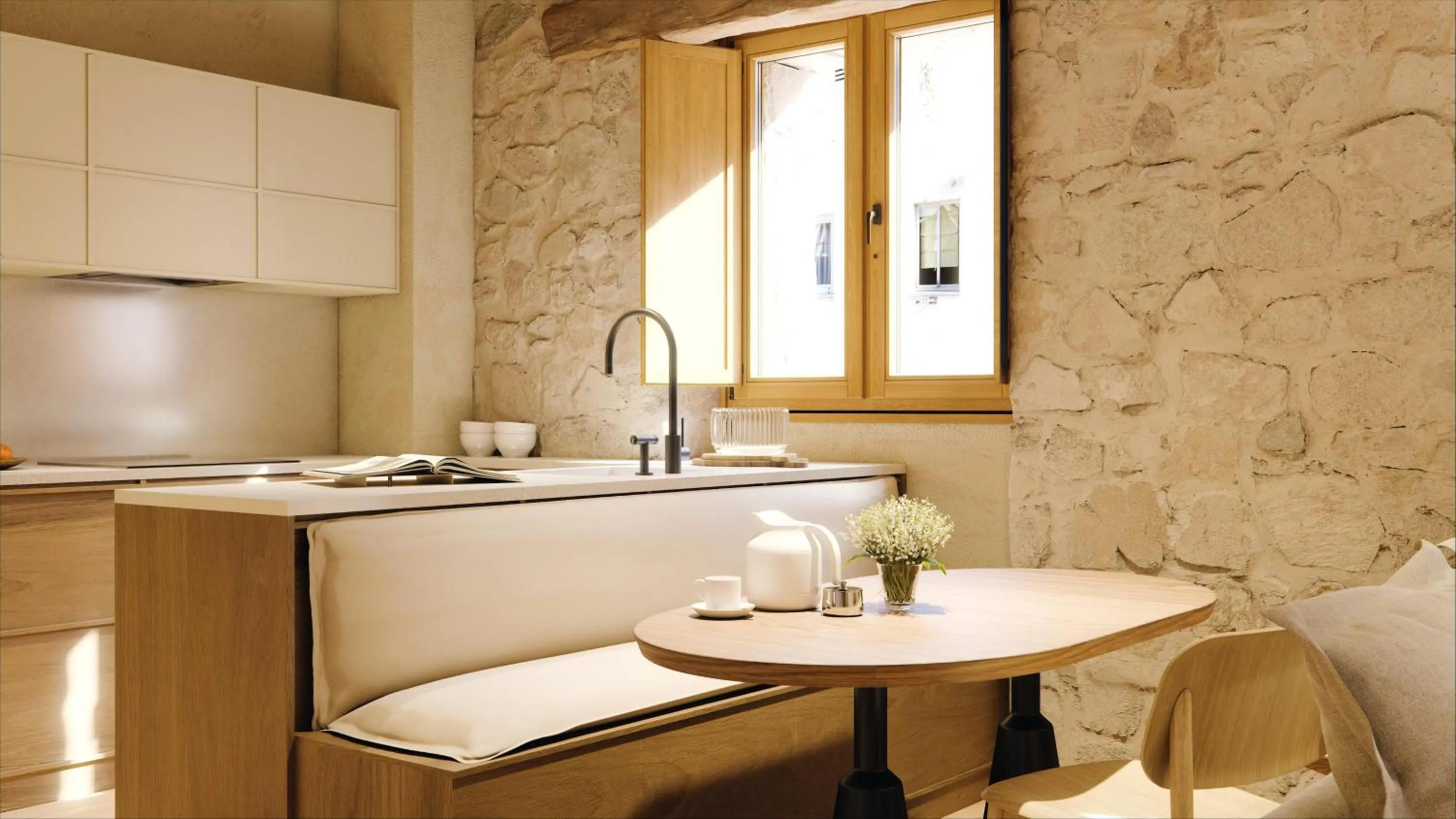 Kitchen or kitchenette in La Gallega by Upper Luxury Housing