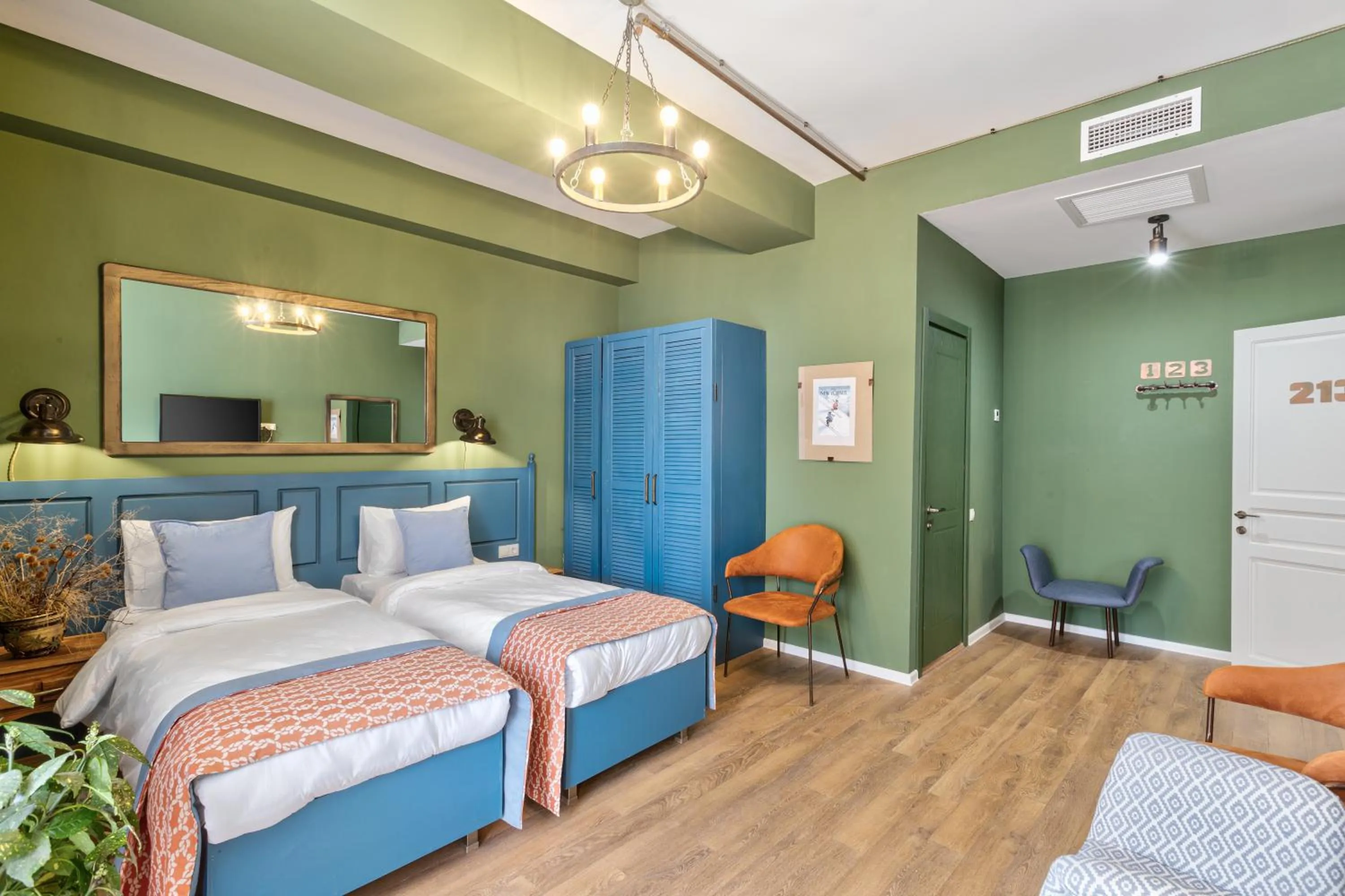 Bed in Raimond Palace Hotel