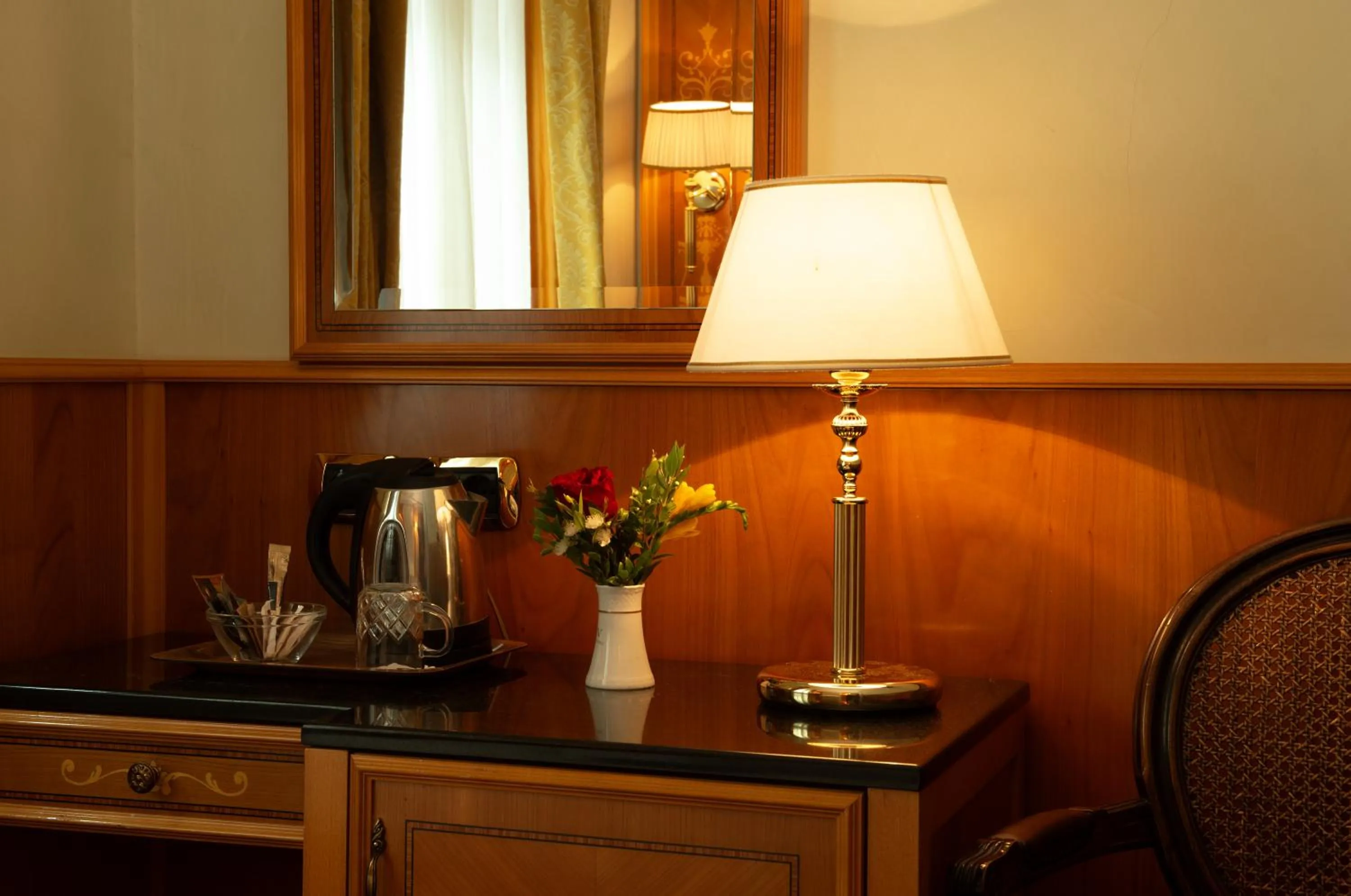 Decorative detail in Hotel Vittoria