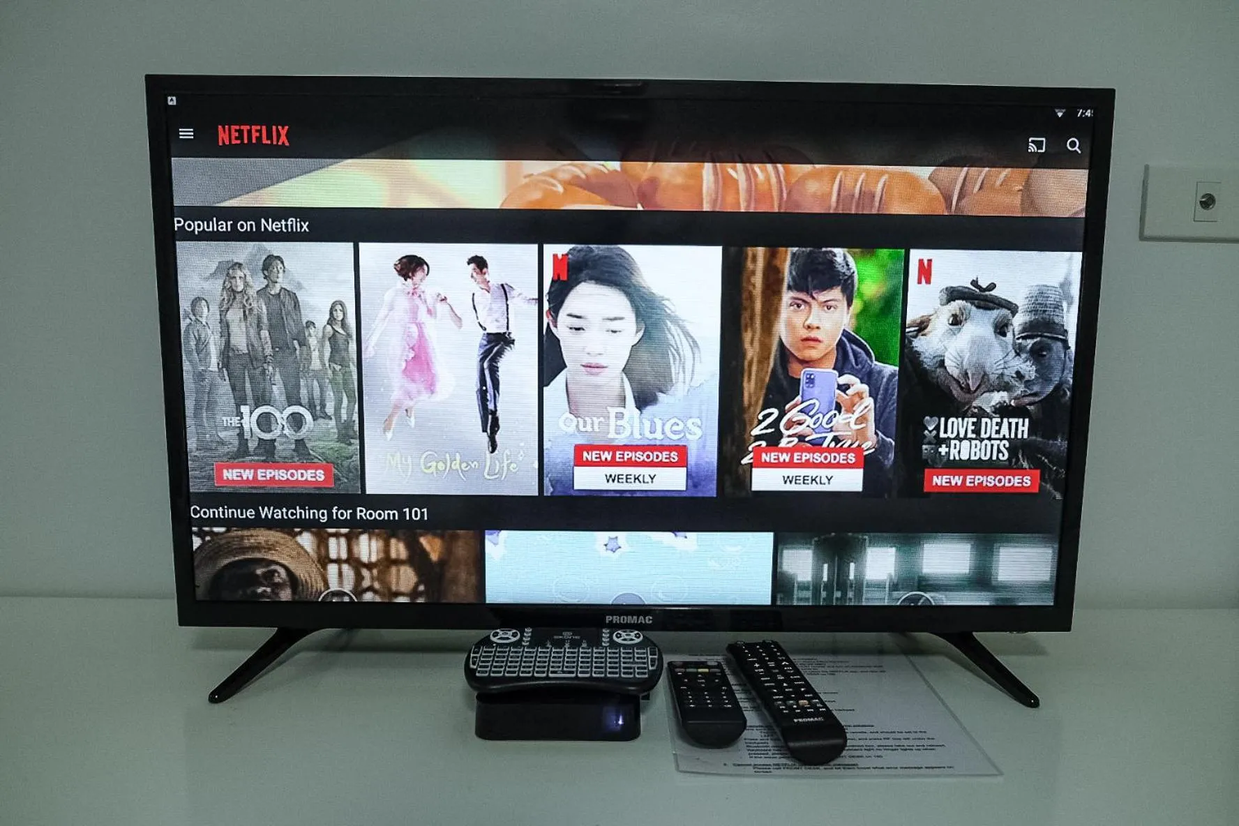 TV and multimedia in Rosey Hotel