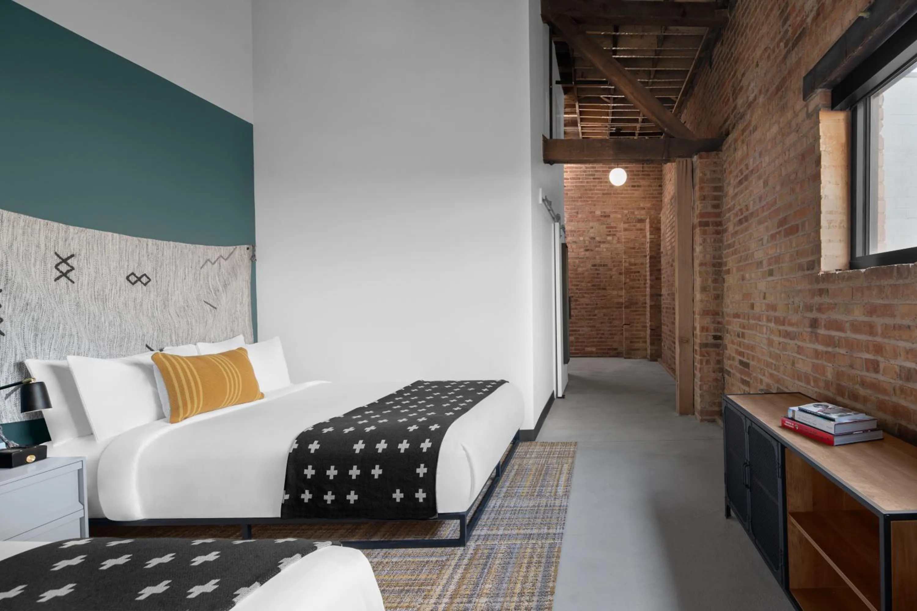 Bed in evo Hotel Salt Lake City