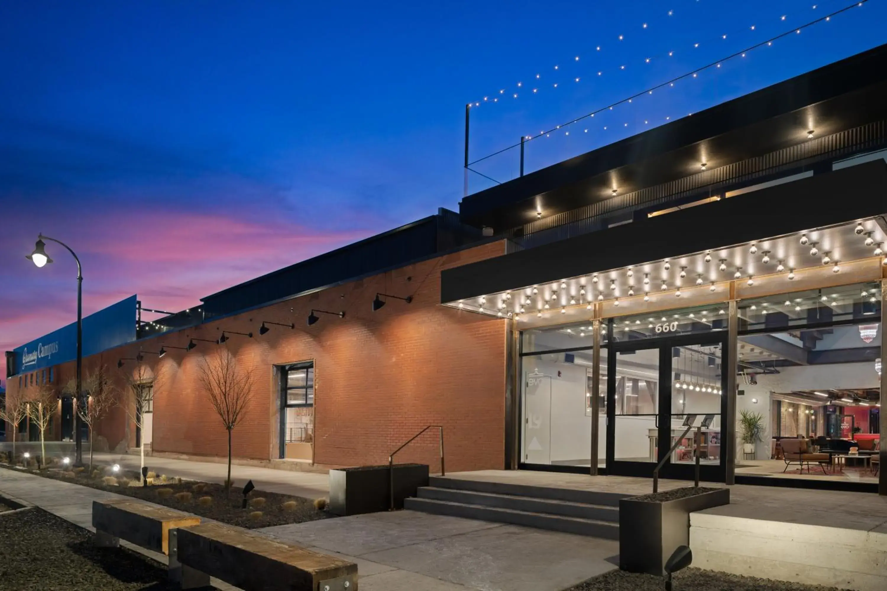 Property building in evo Hotel Salt Lake City Property building in evo Hotel Salt Lake City