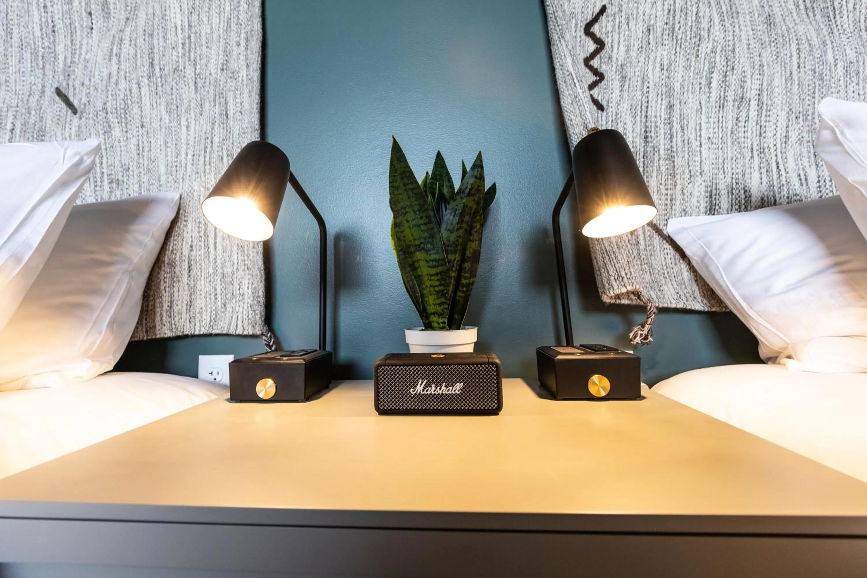 Bedroom, Bed in evo Hotel Salt Lake City