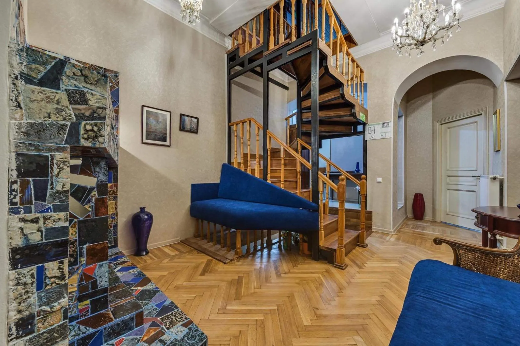 Seating area in House 52 Boutique Hotel