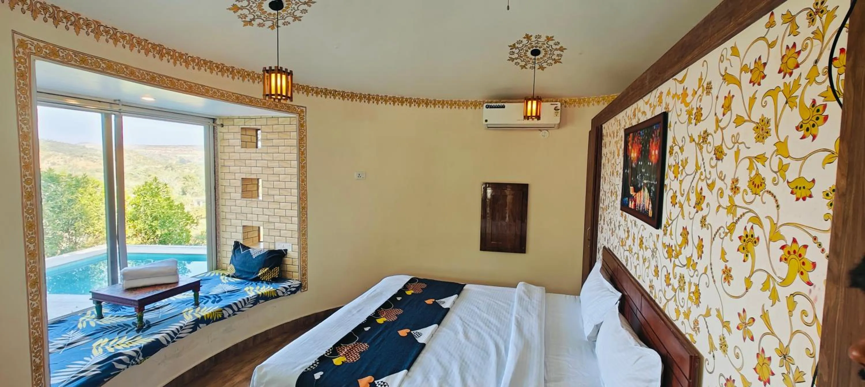 Bed in The HighGarden Resort