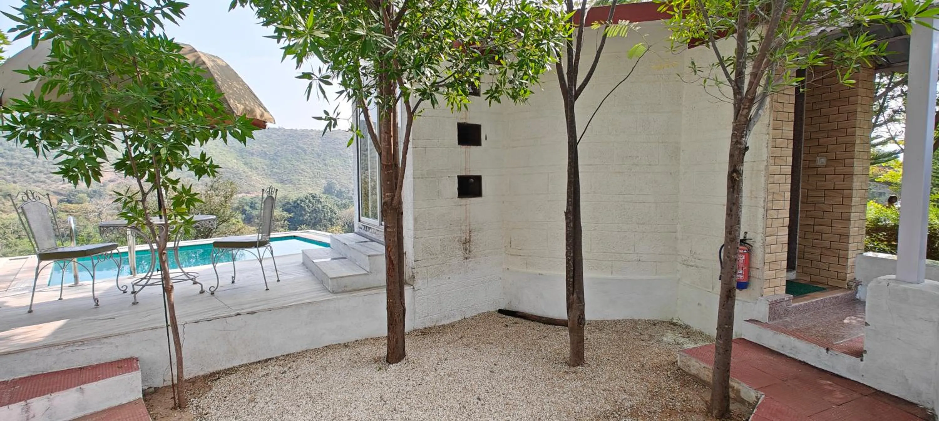 Pool view in The HighGarden Resort