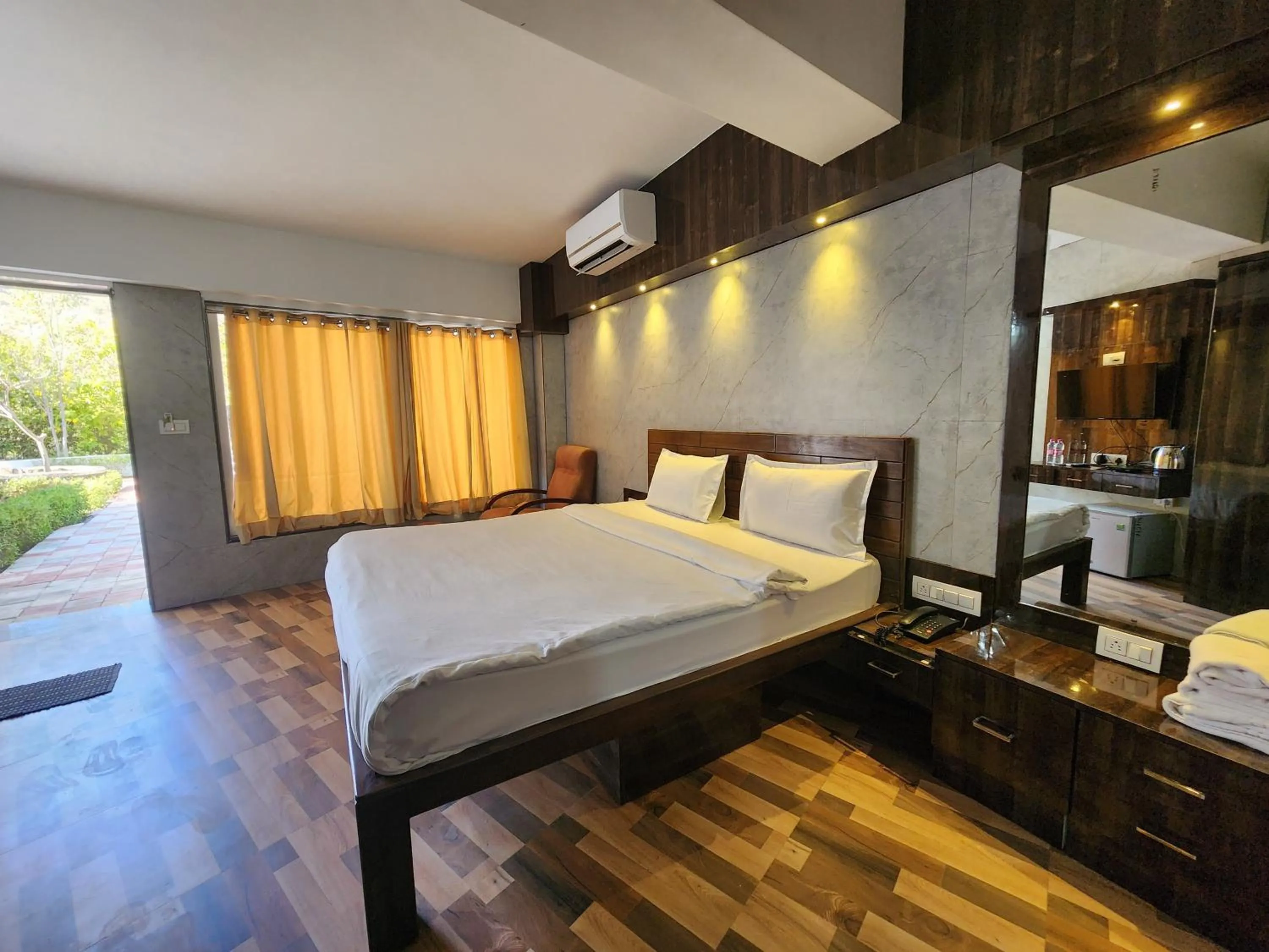 Bed in The HighGarden Resort