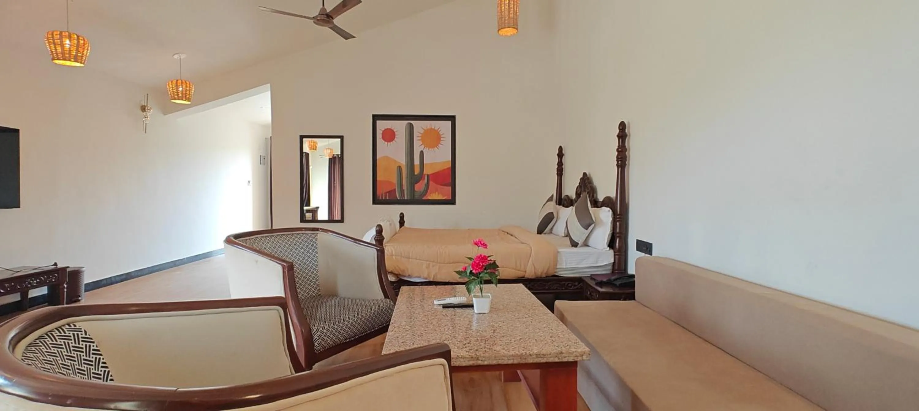 Bed in The HighGarden Resort