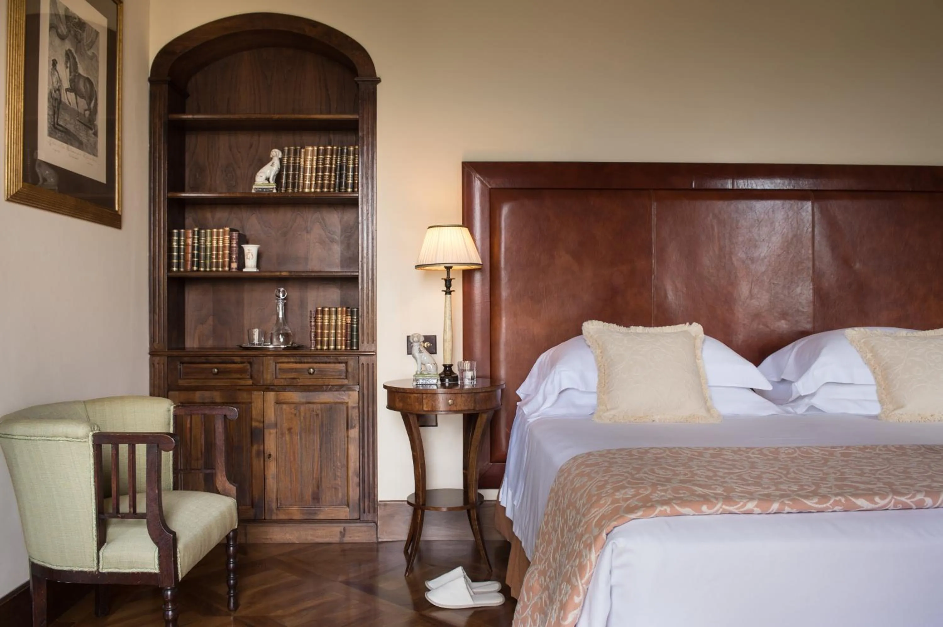 Bed in Il Borro Relais & Châteaux