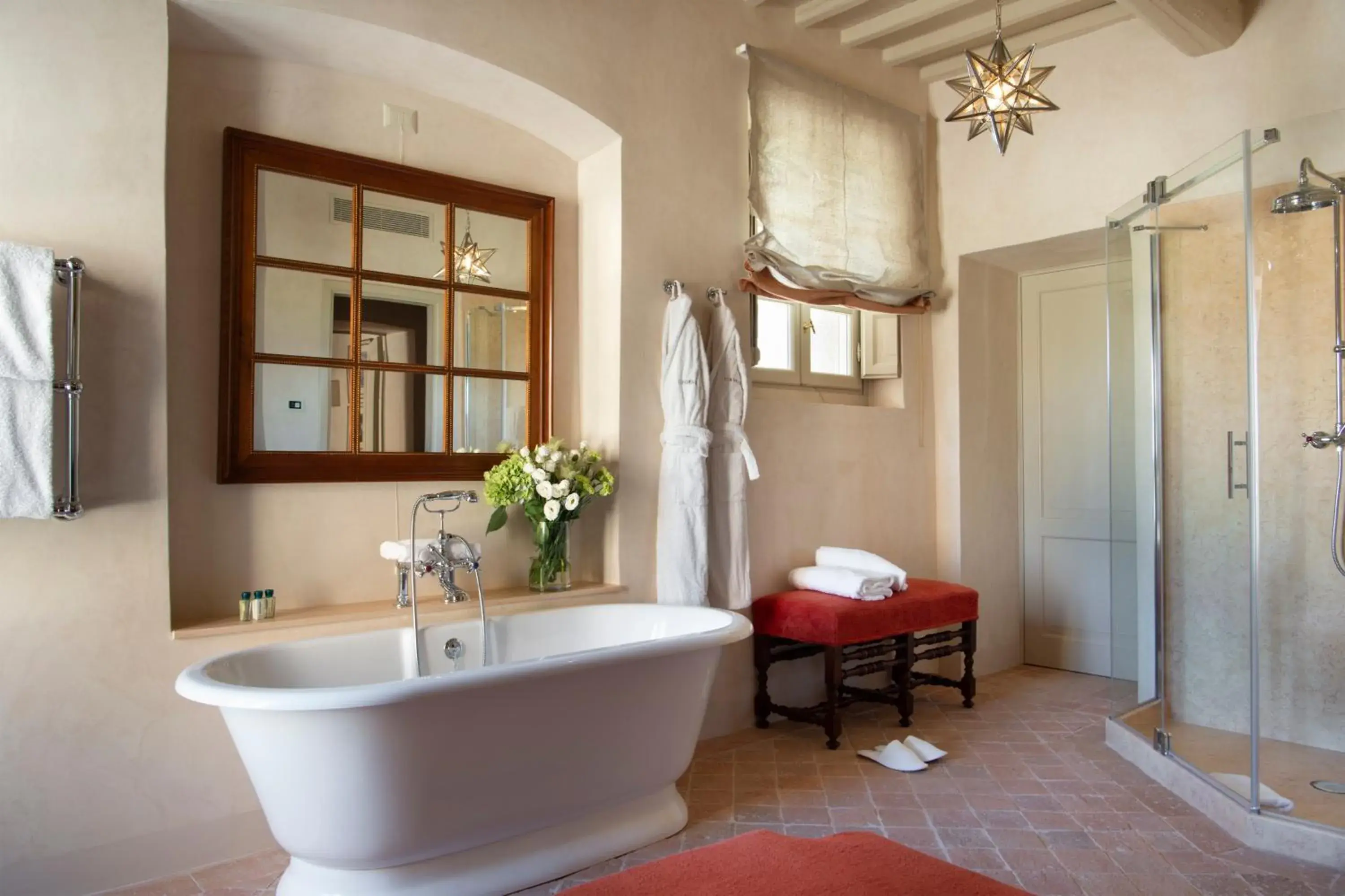 Bathroom in Il Borro Relais & Châteaux Bathroom in Il Borro Relais & Châteaux