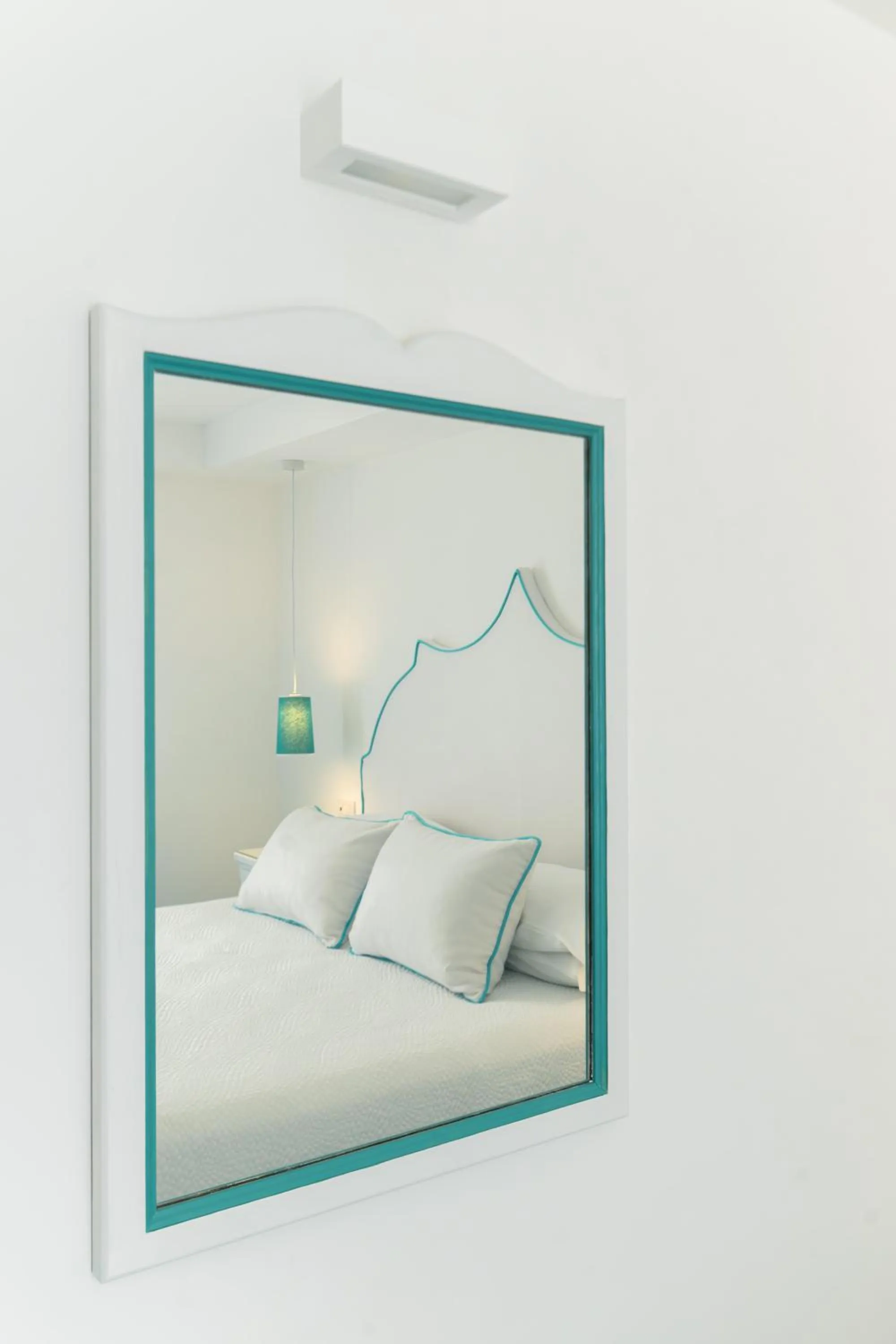 Decorative detail, Bed in Hotel Conca d'Oro