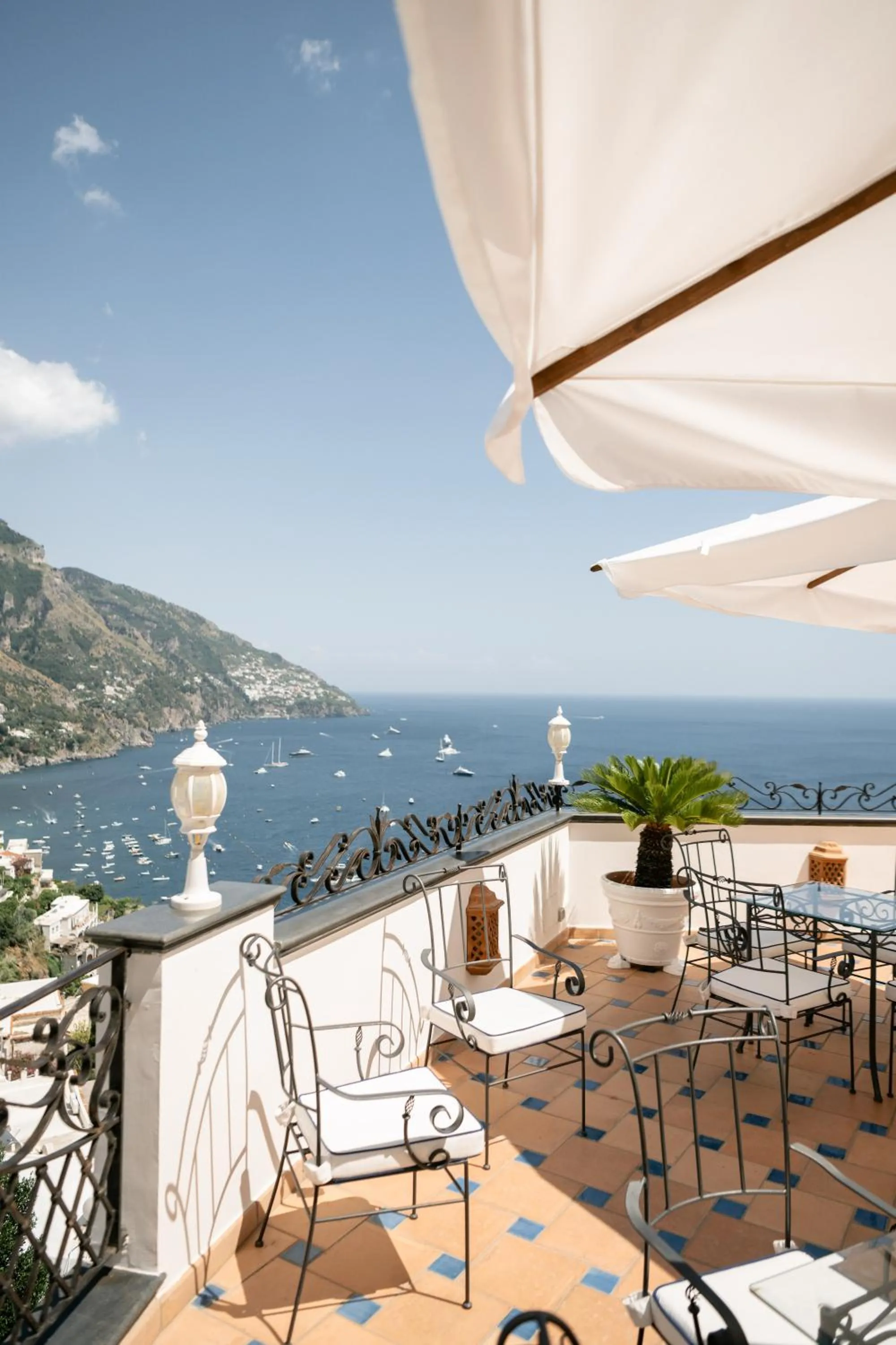 Patio in Hotel Conca d'Oro
