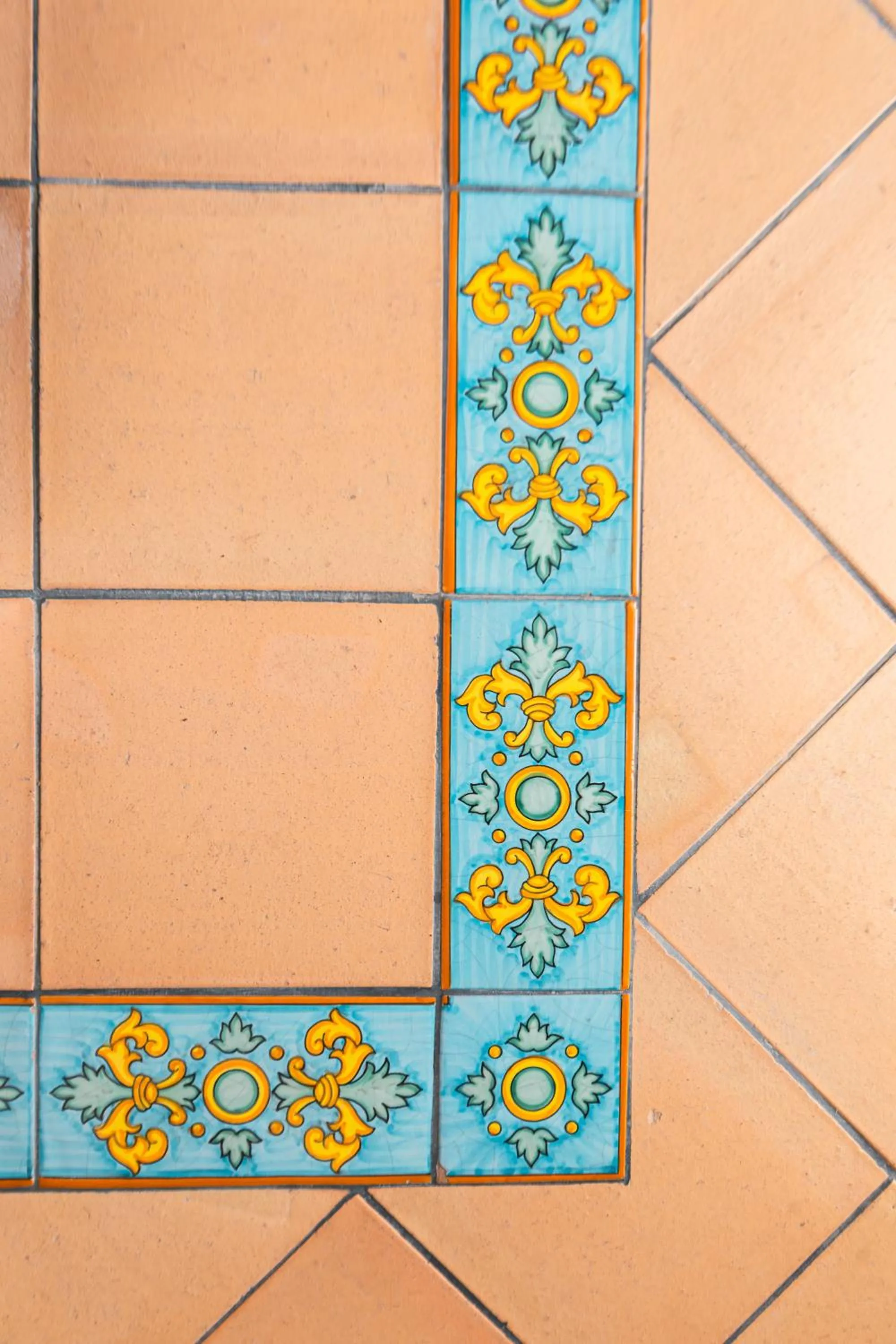 Decorative detail in Hotel Conca d'Oro