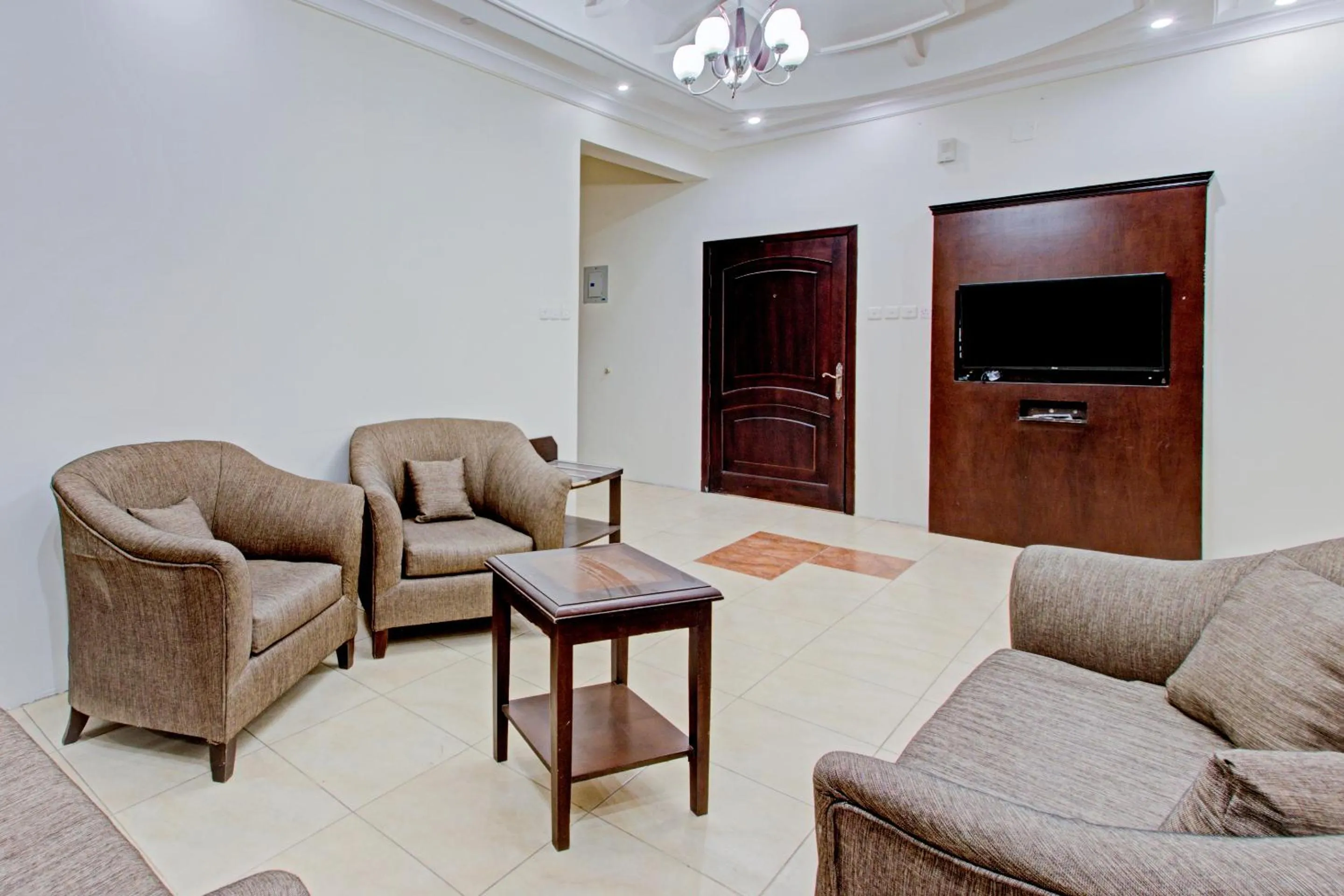 TV and multimedia, Seating Area in OYO 601 Ibs For Residential Units