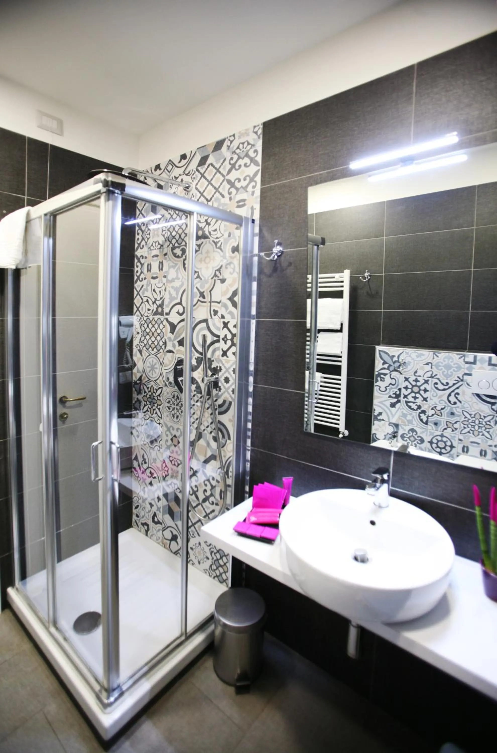 Shower in Hotel Magenta