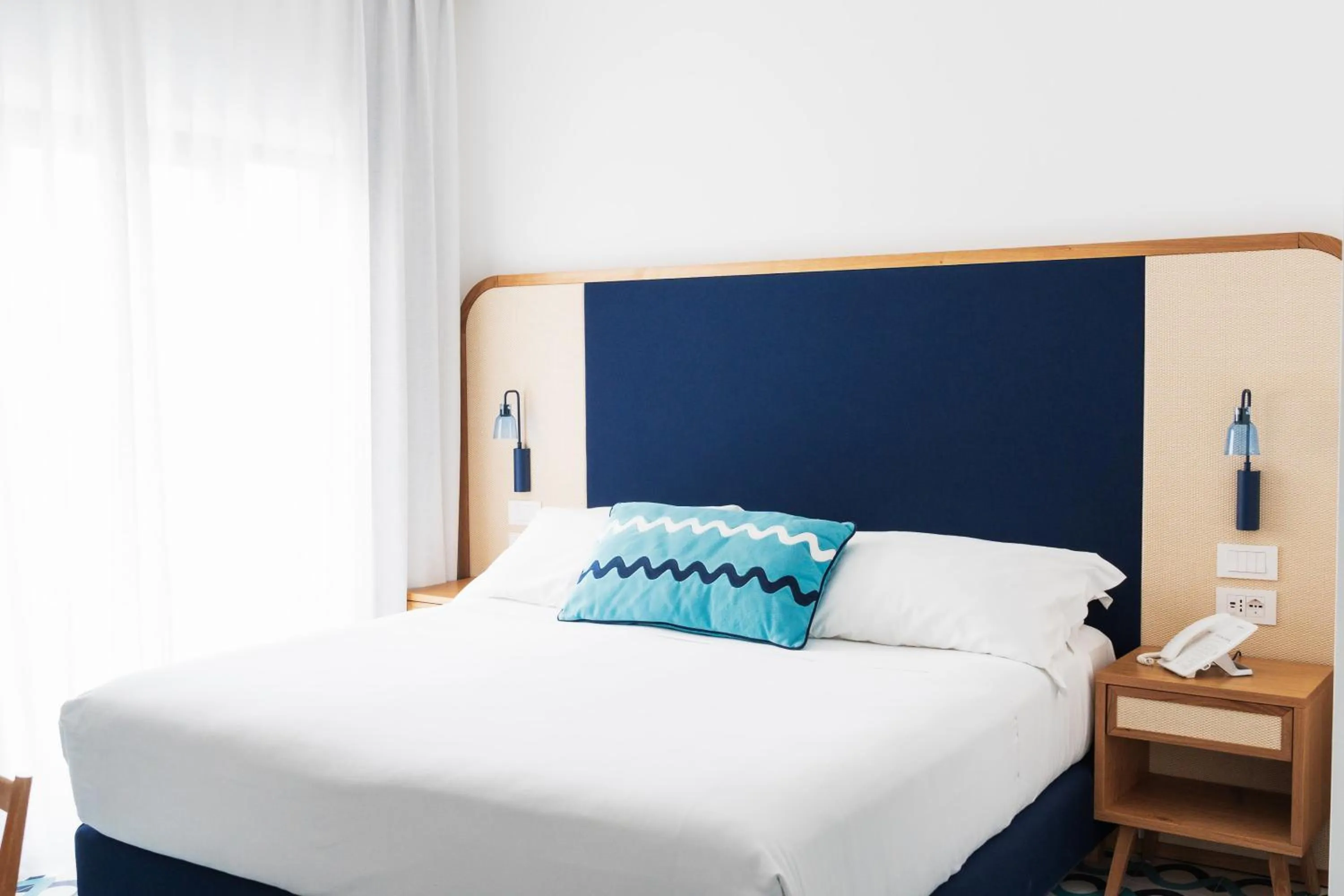 Bed in Grand Hotel Flora