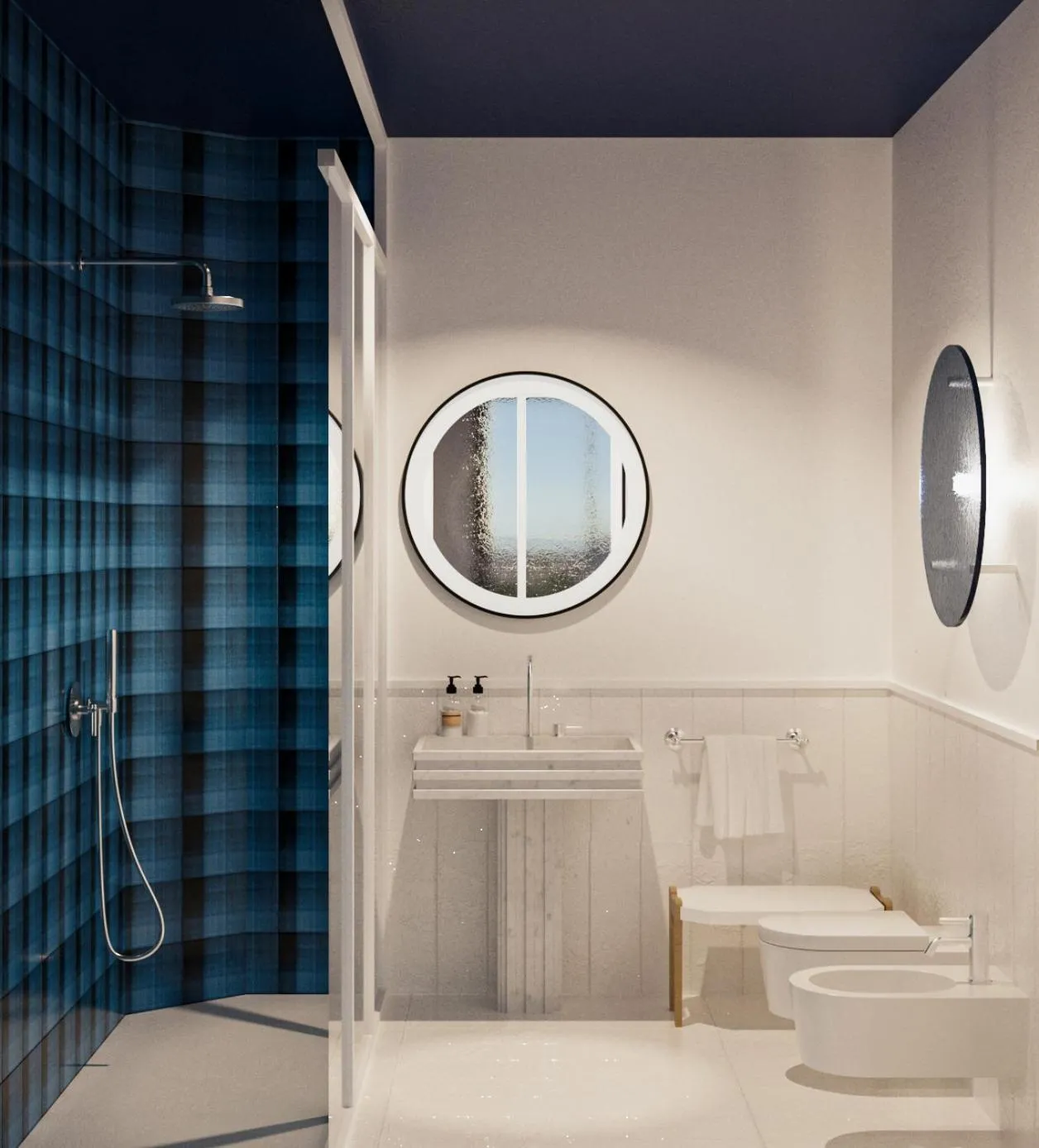 Bathroom in Grand Hotel Flora