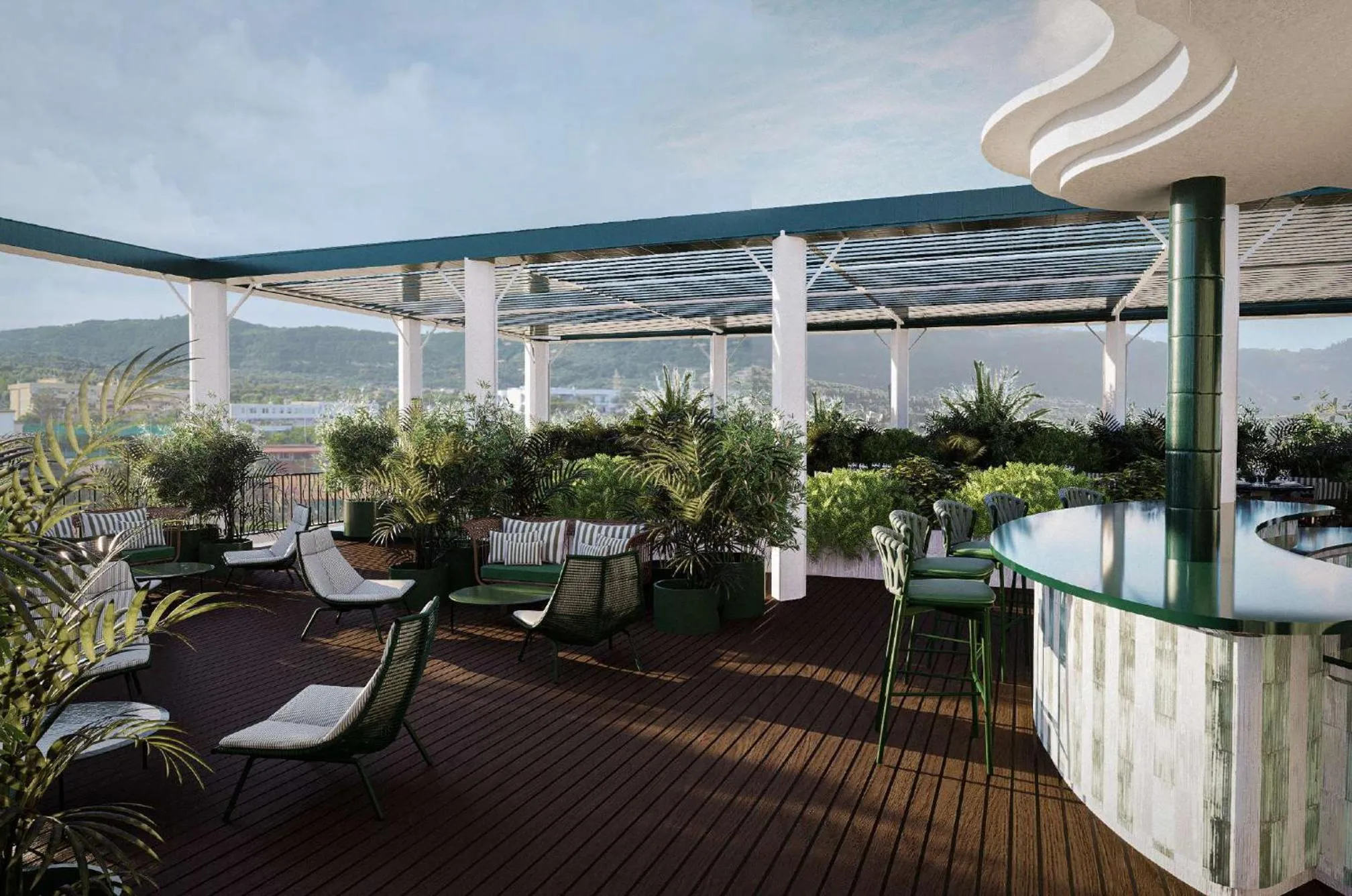 Balcony/Terrace in Grand Hotel Flora