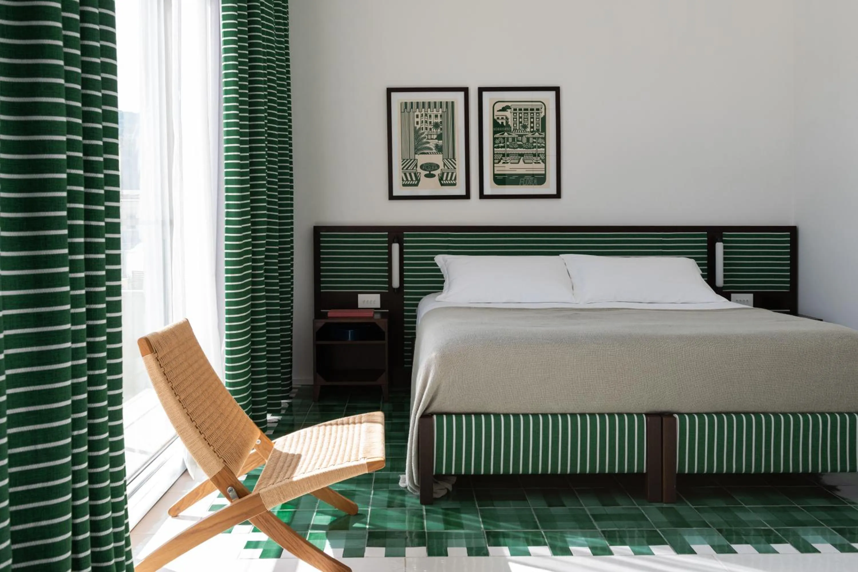 Bedroom, Bed in Grand Hotel Flora