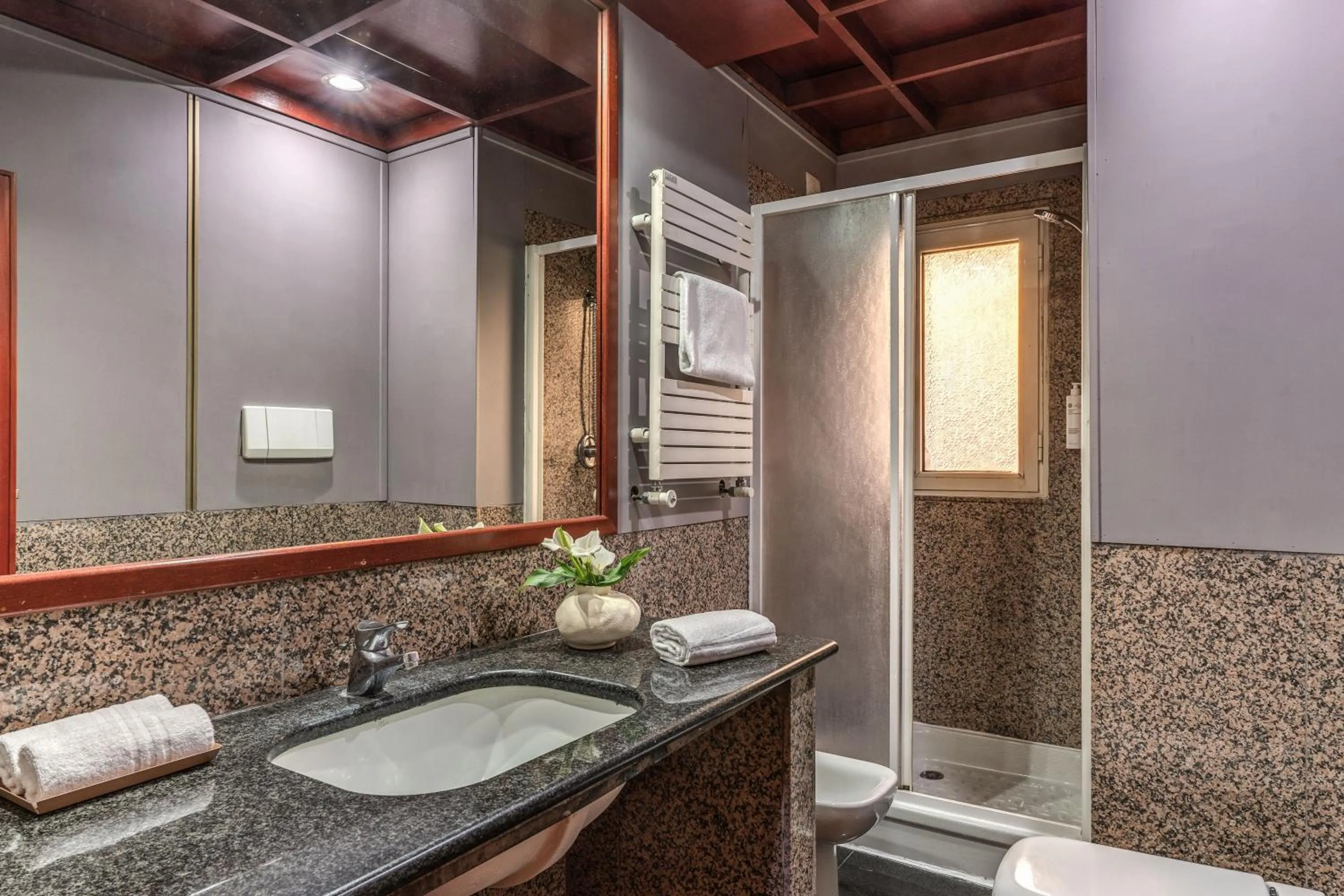 Shower in Madison Hotel