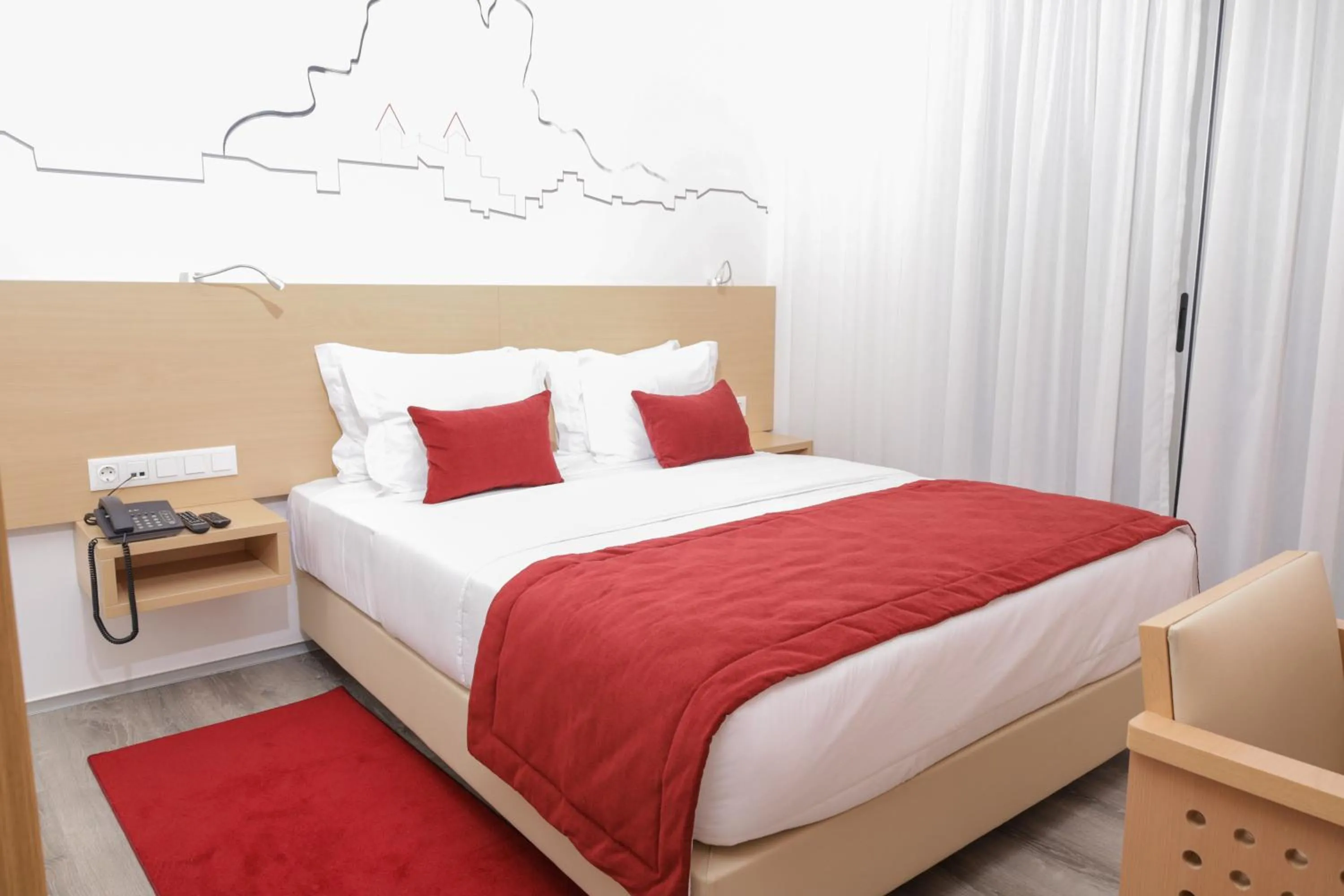 Bed in Hotel Happy Day