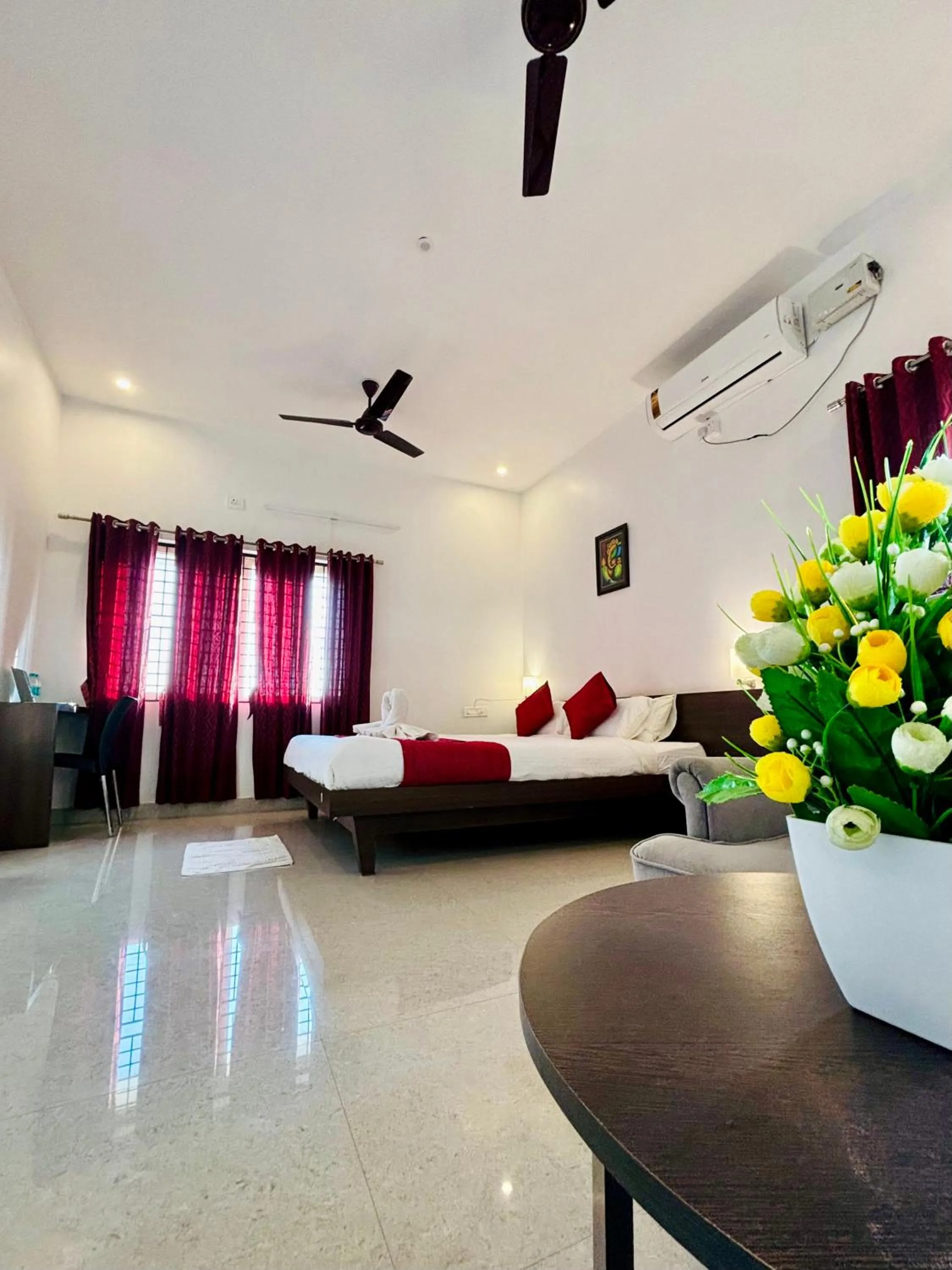 Bed in Sai Shreyas Residency, Boutique Hotel near Bangalore Airport