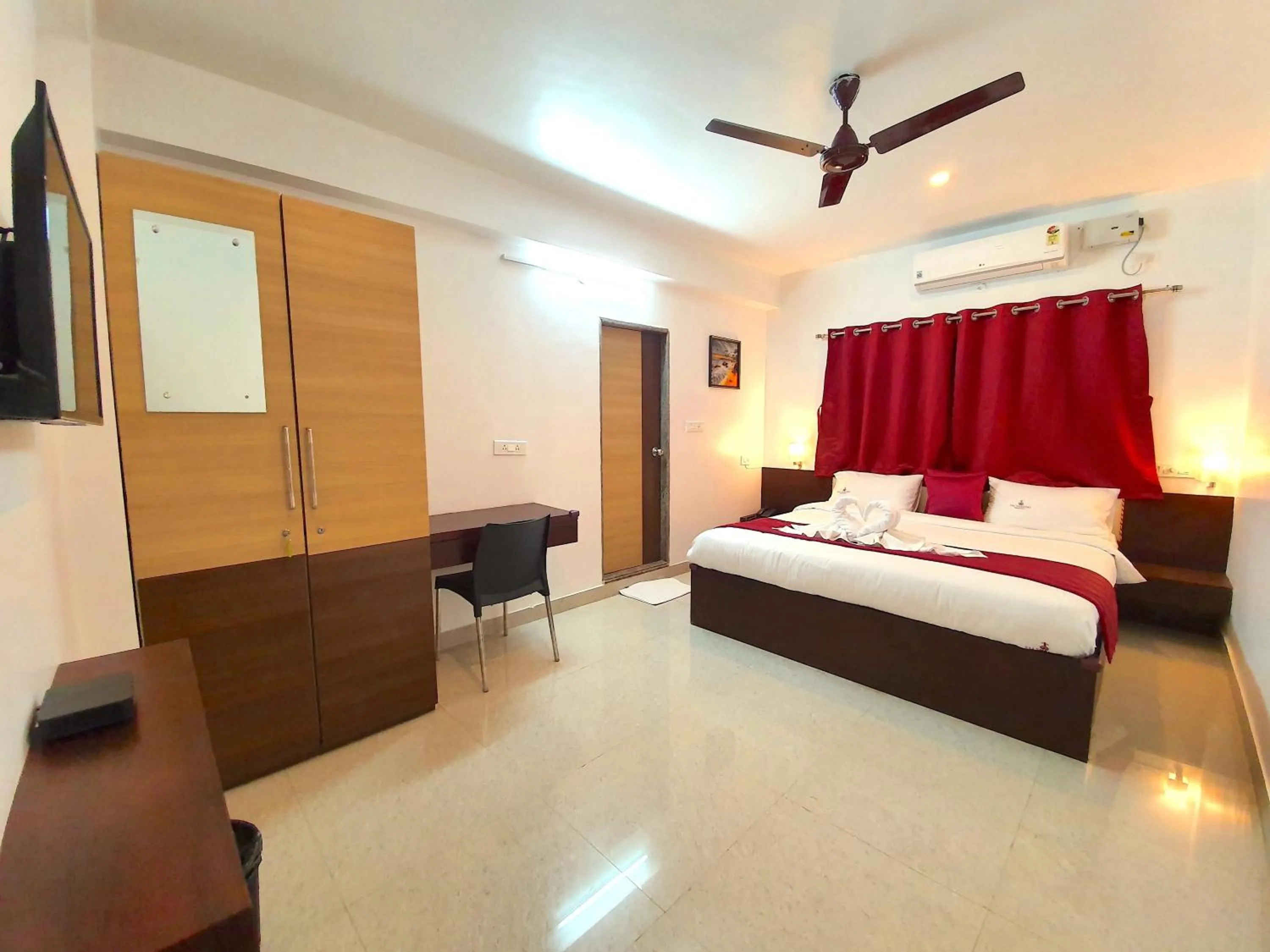Bed in Sai Shreyas Residency, Boutique Hotel near Bangalore Airport
