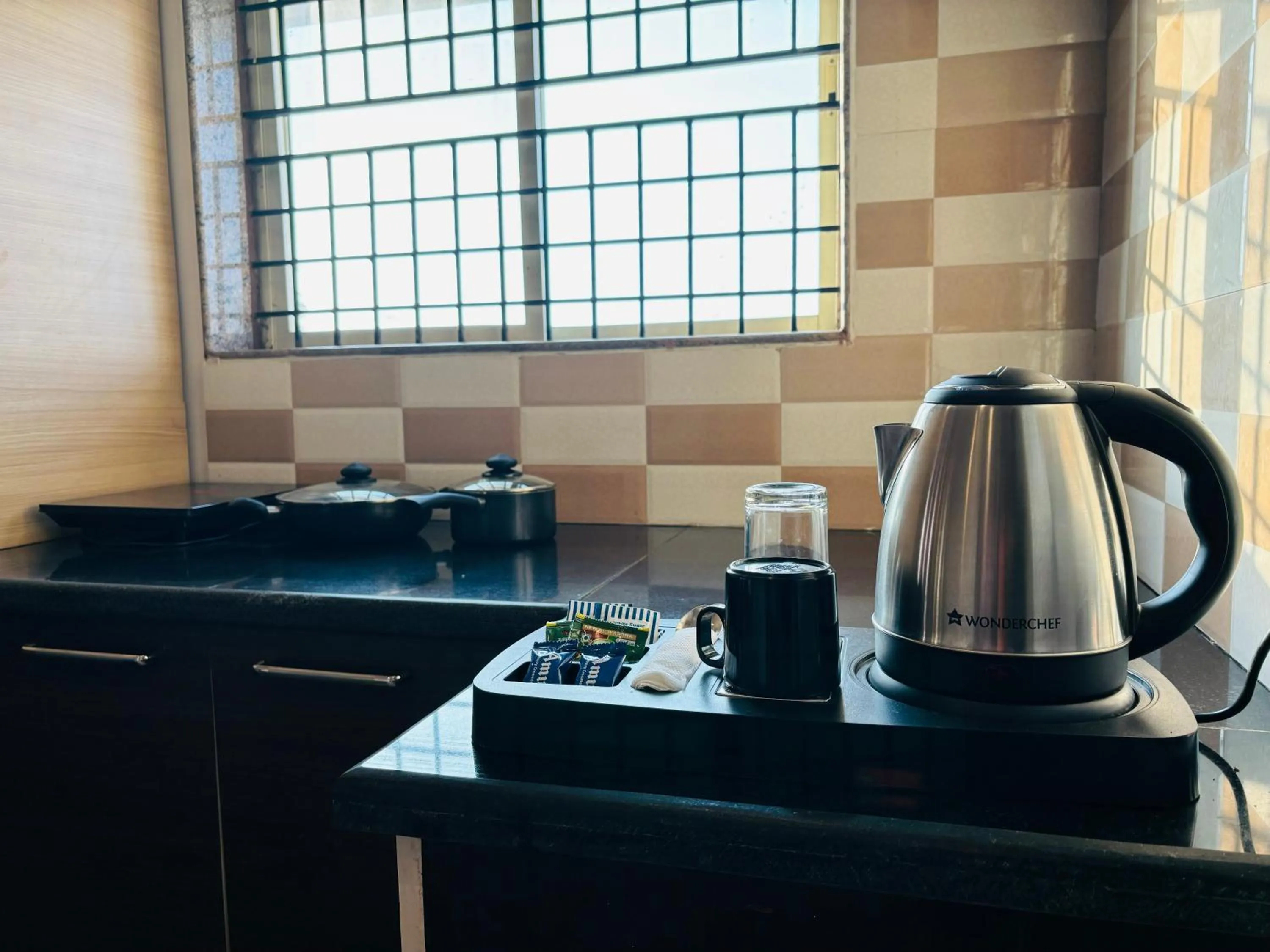 Coffee/tea facilities in Sai Shreyas Residency, Boutique Hotel near Bangalore Airport