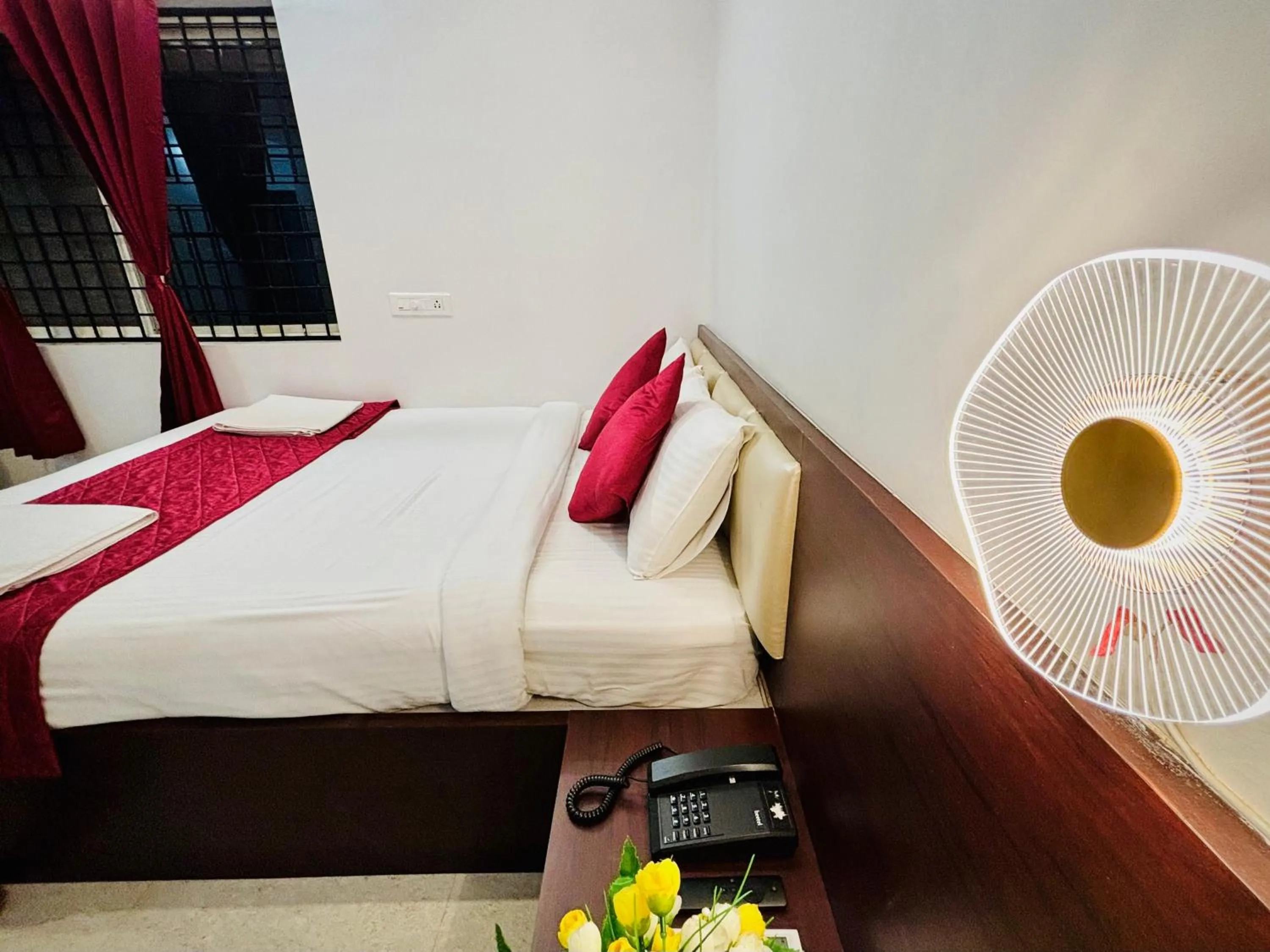 Bed in Sai Shreyas Residency, Boutique Hotel near Bangalore Airport
