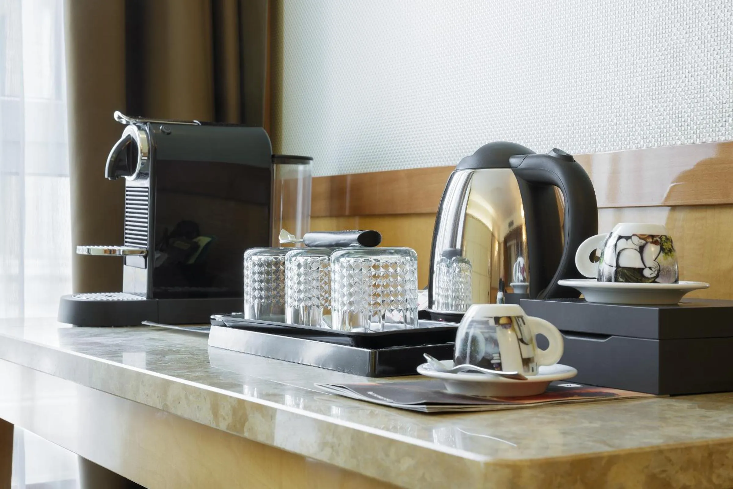 Coffee/tea facilities in Hotel Teco