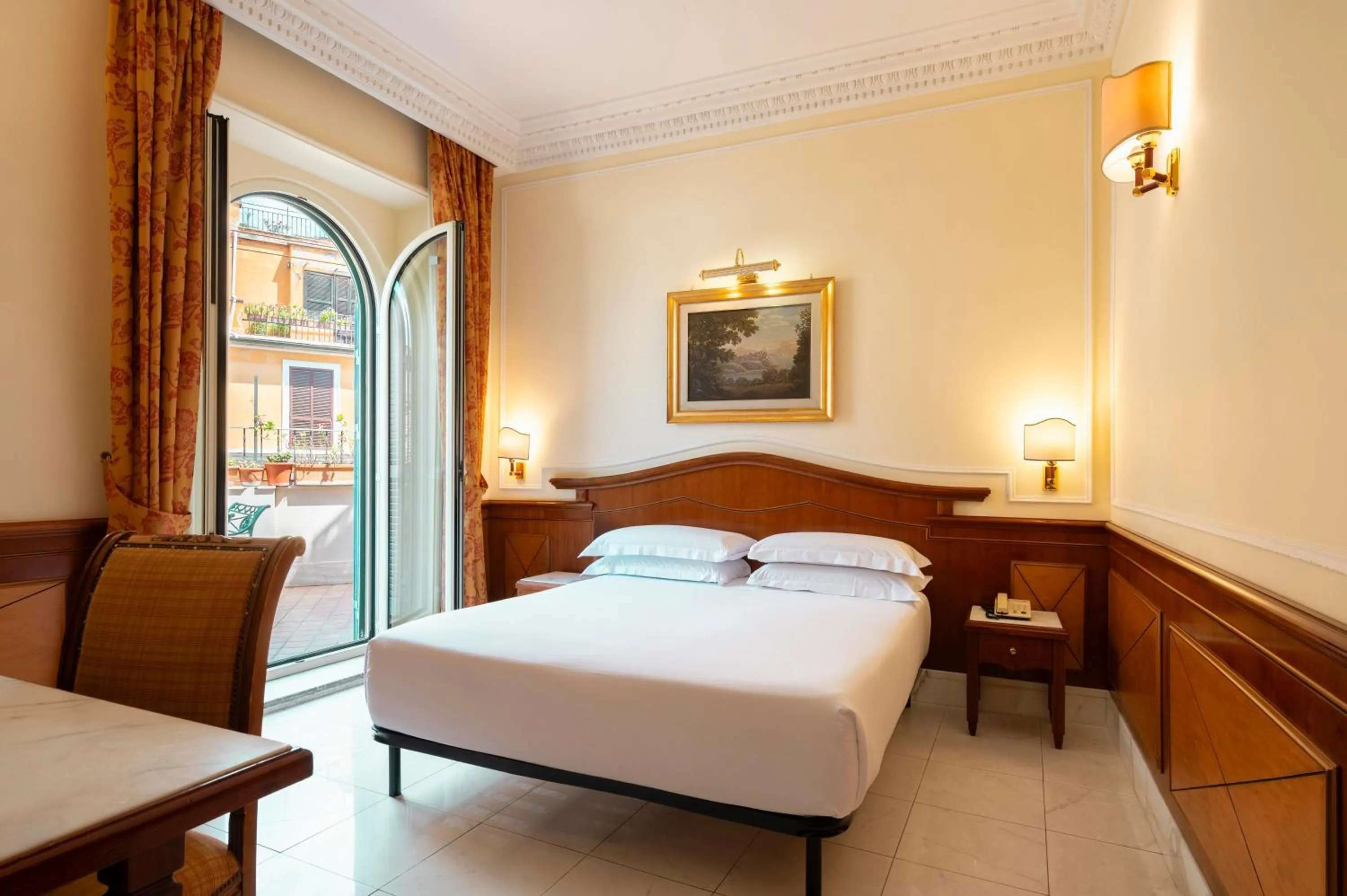 Bed in Hotel Hiberia