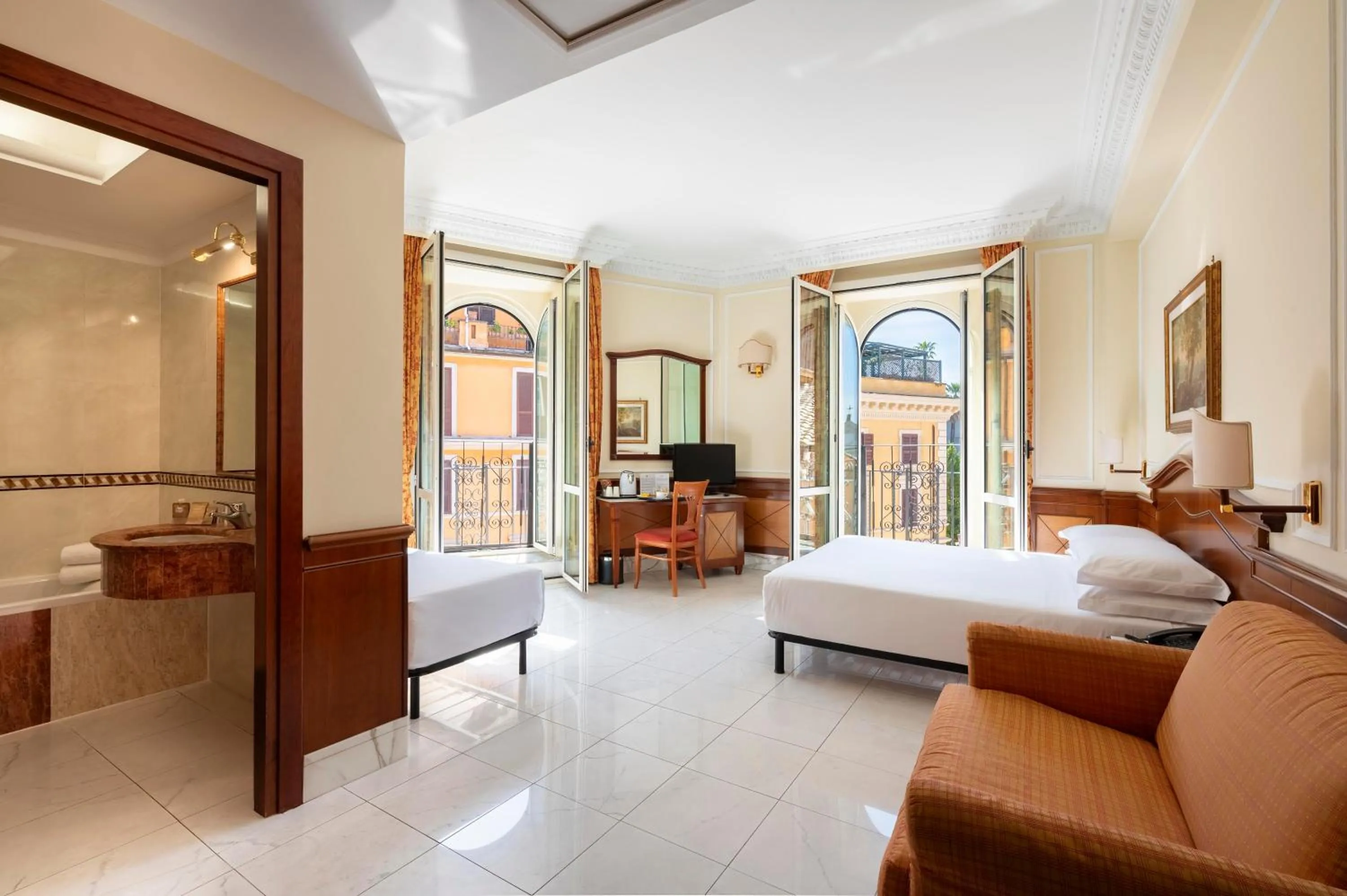 Bed in Hotel Hiberia