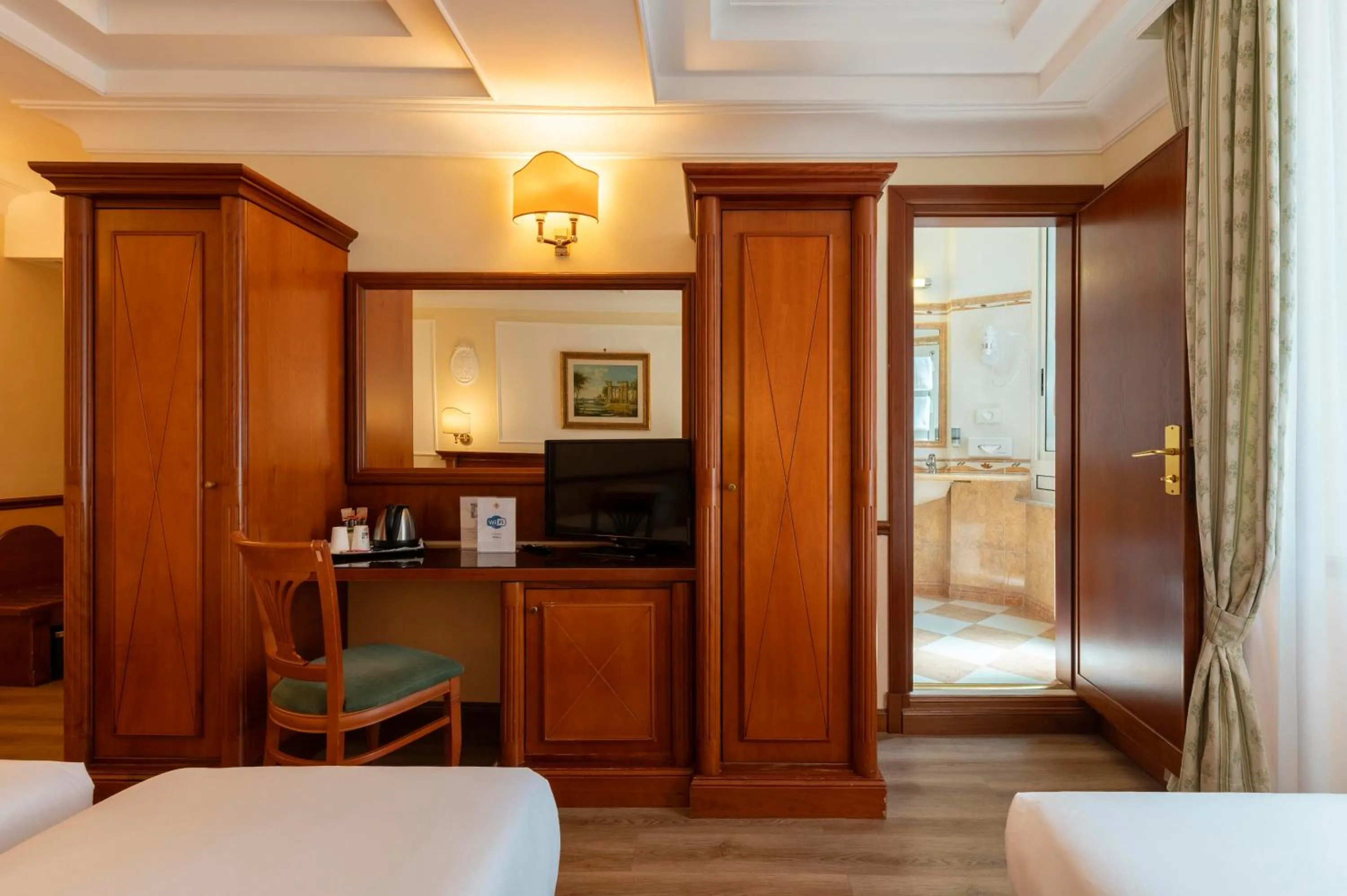 Bed in Hotel Hiberia