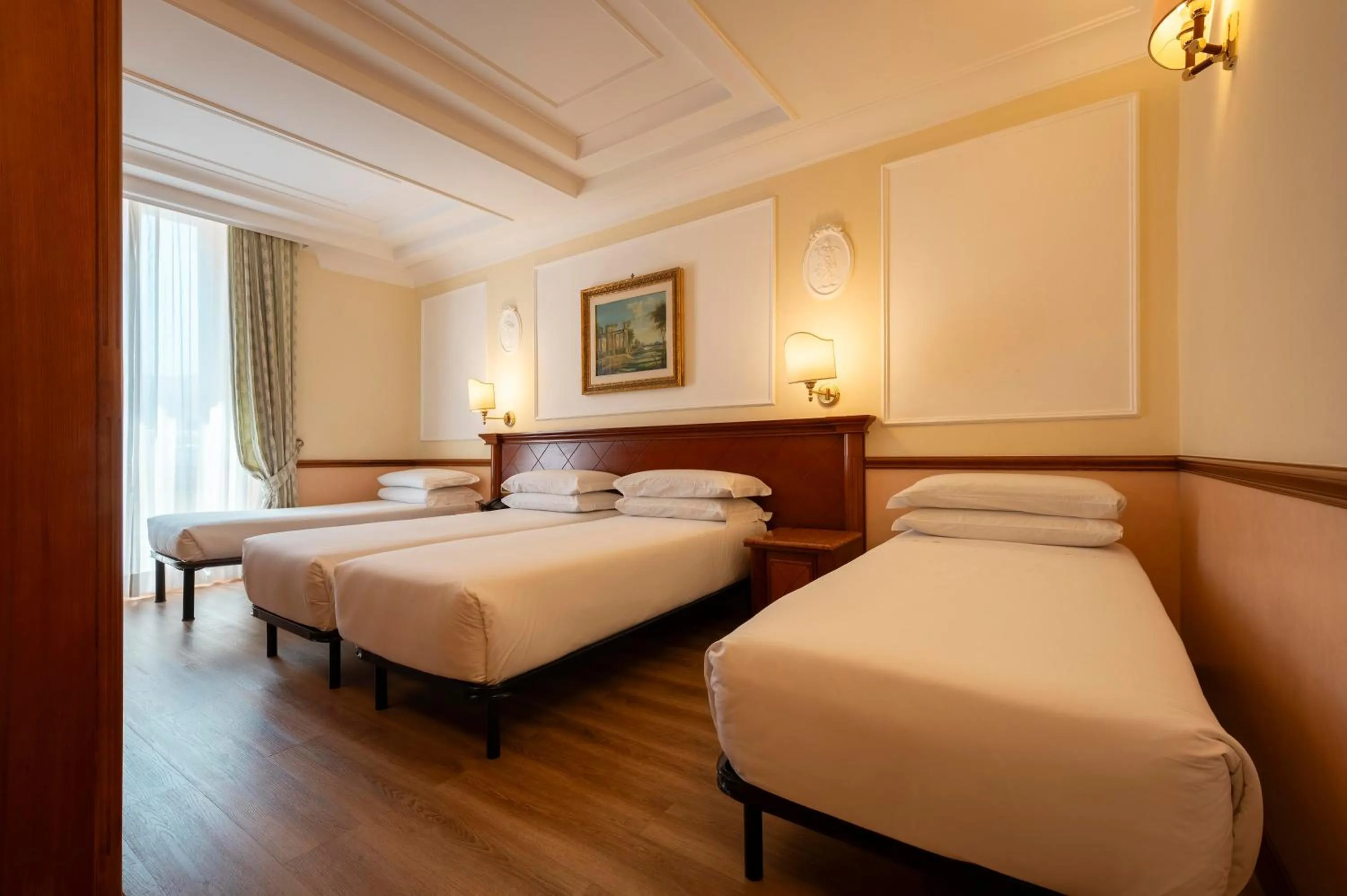 Bed in Hotel Hiberia