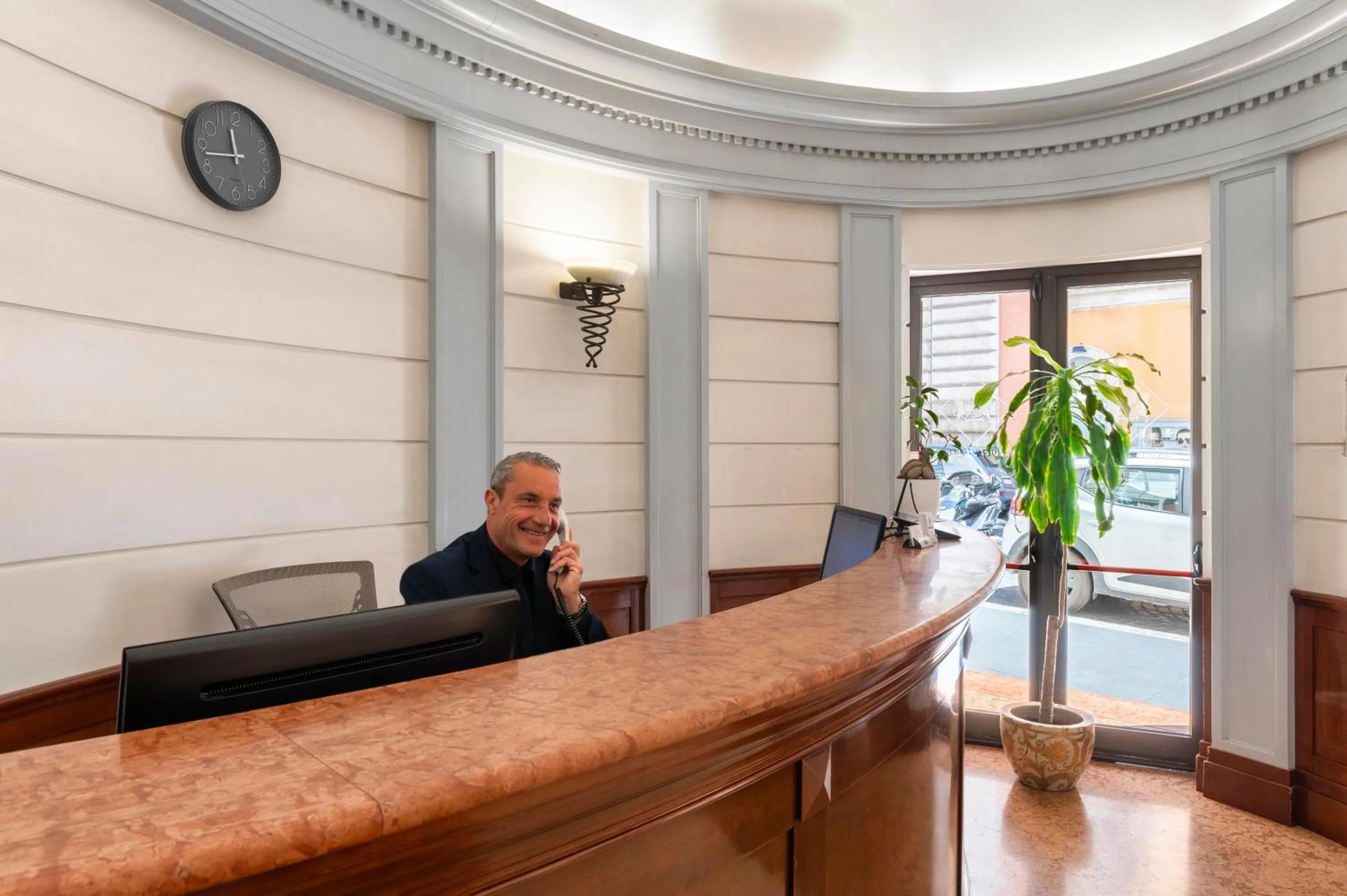 Lobby or reception in Hotel Hiberia