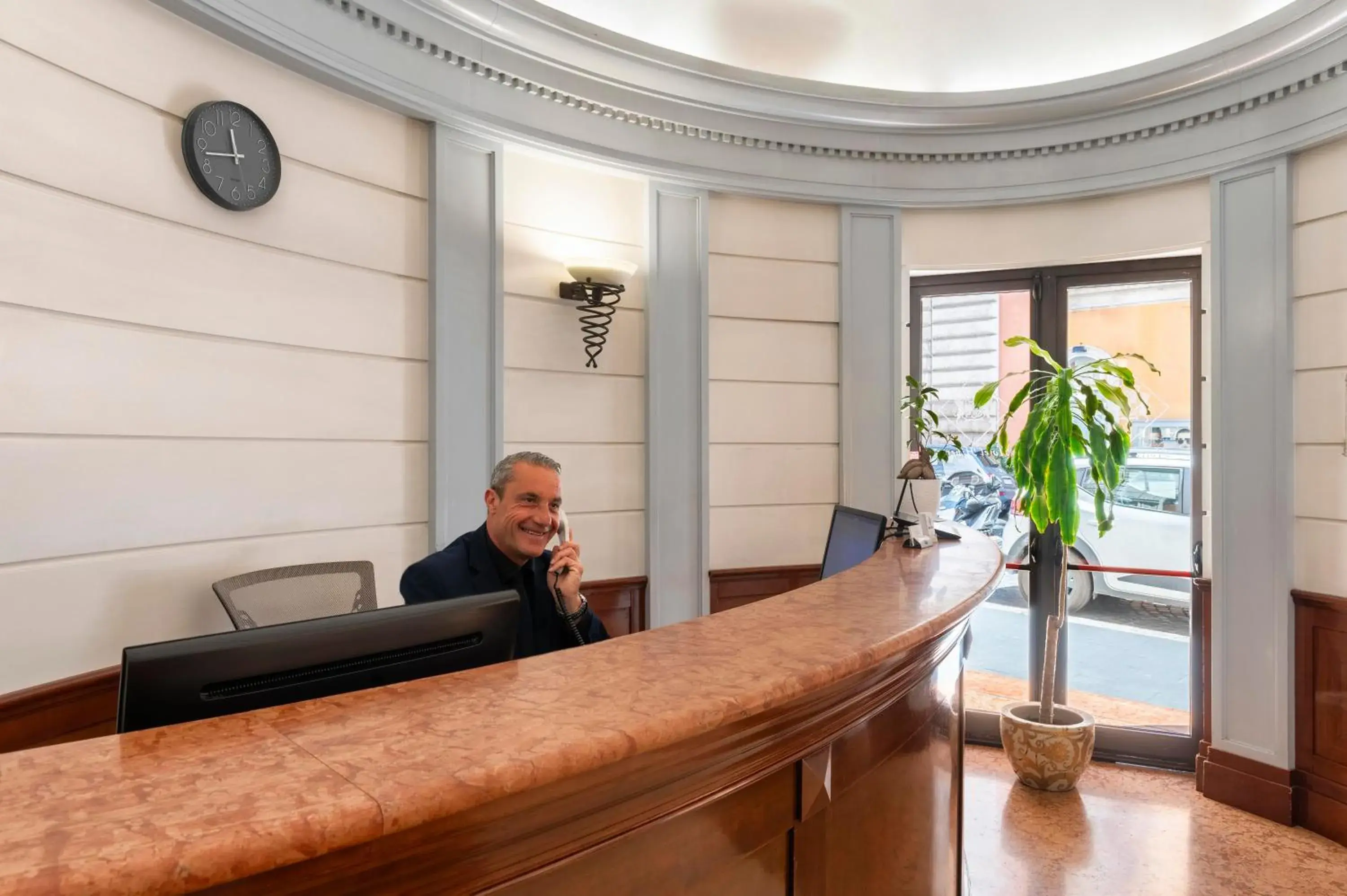 Lobby or reception in Hotel Hiberia Lobby or reception in Hotel Hiberia