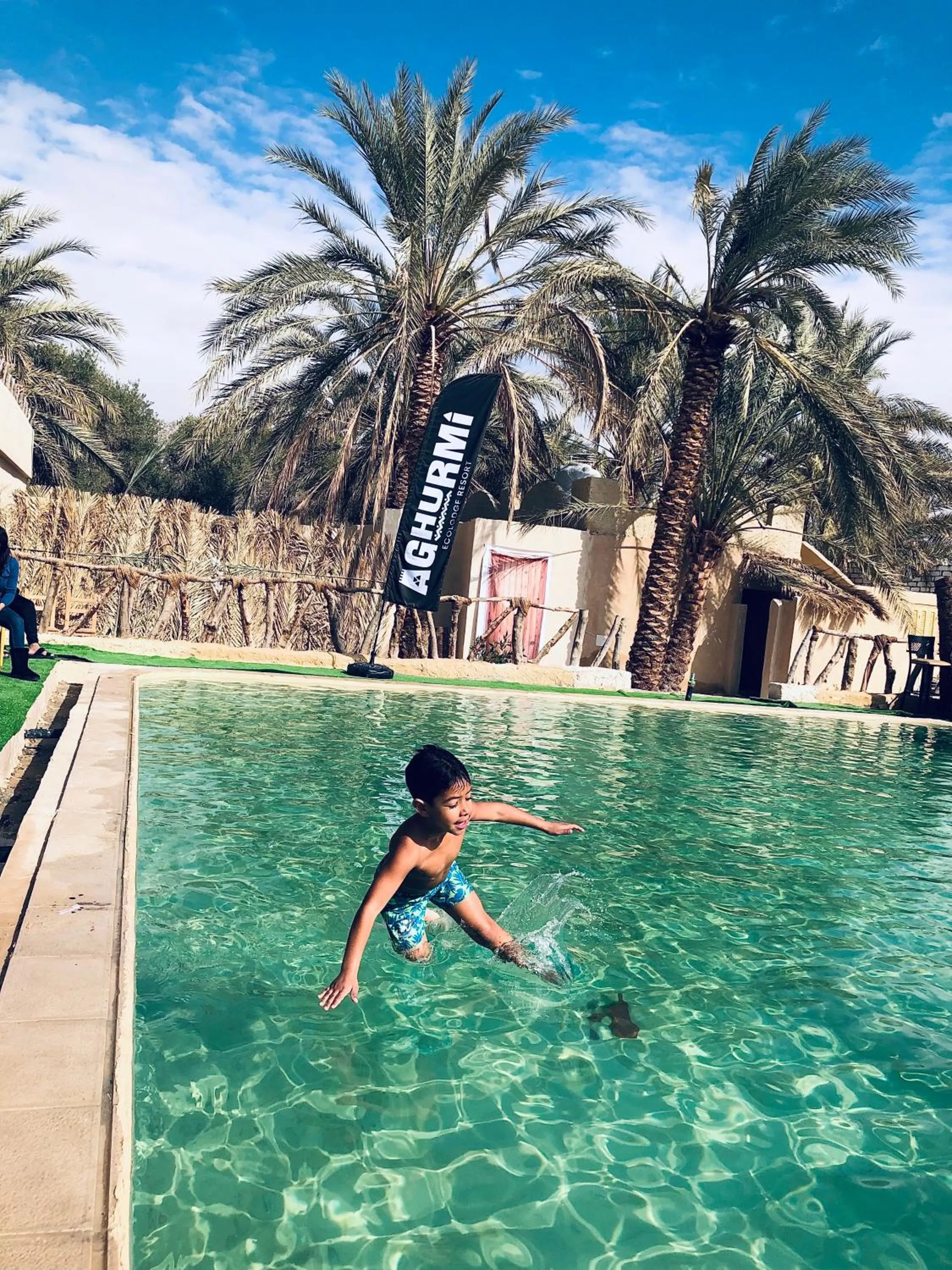 Swimming pool in Aghurmi Siwa Ecolodge & Salt Cave
