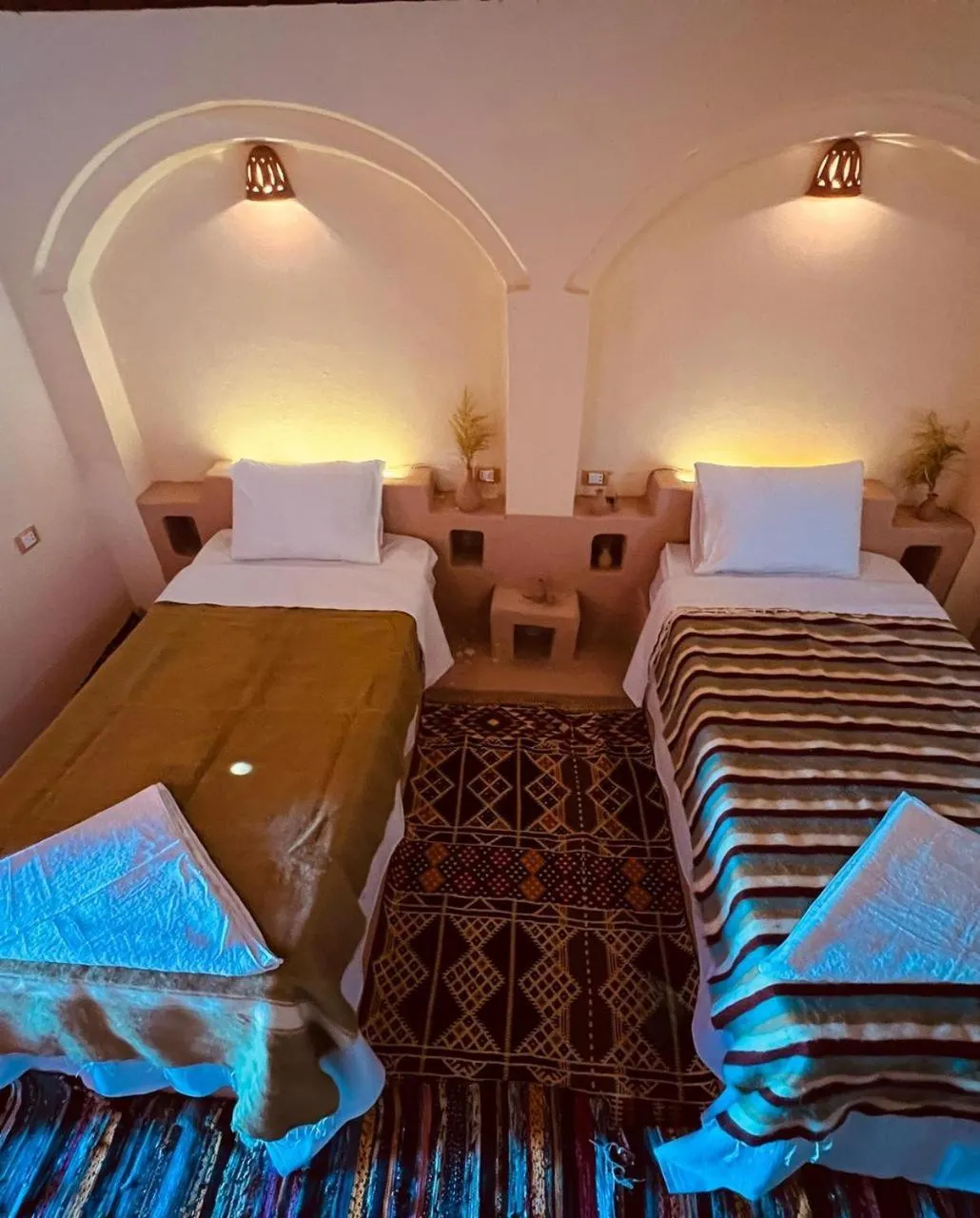 Photo of the whole room, Bed in Aghurmi Siwa Ecolodge & Salt Cave