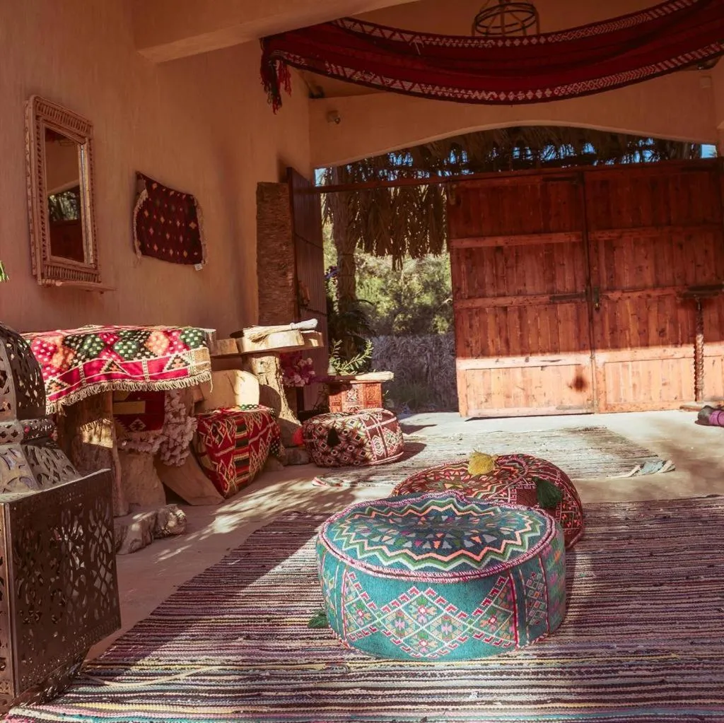Patio in Aghurmi Siwa Ecolodge & Salt Cave