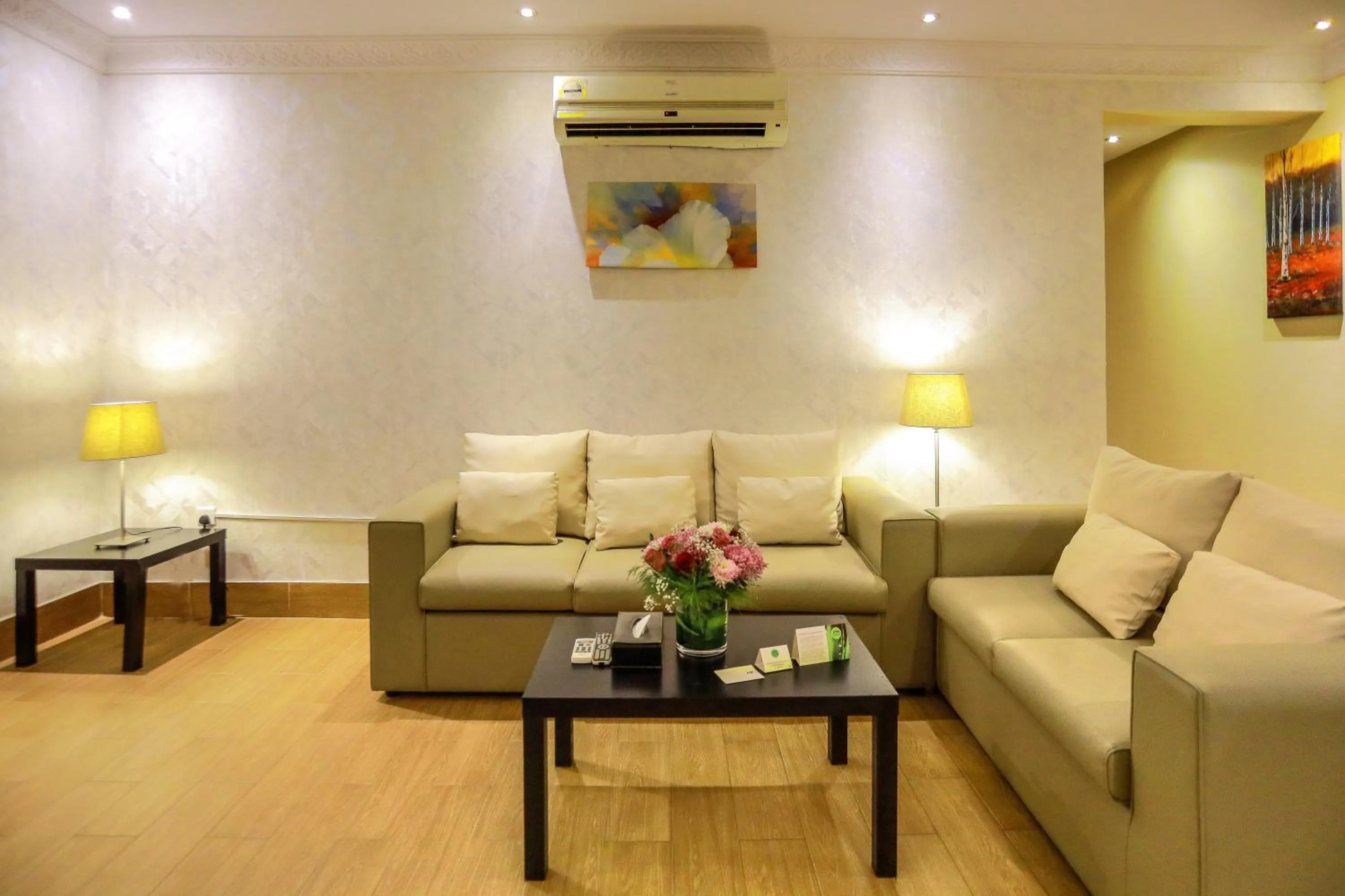 Living room in Hospitality Path Serviced Apartments