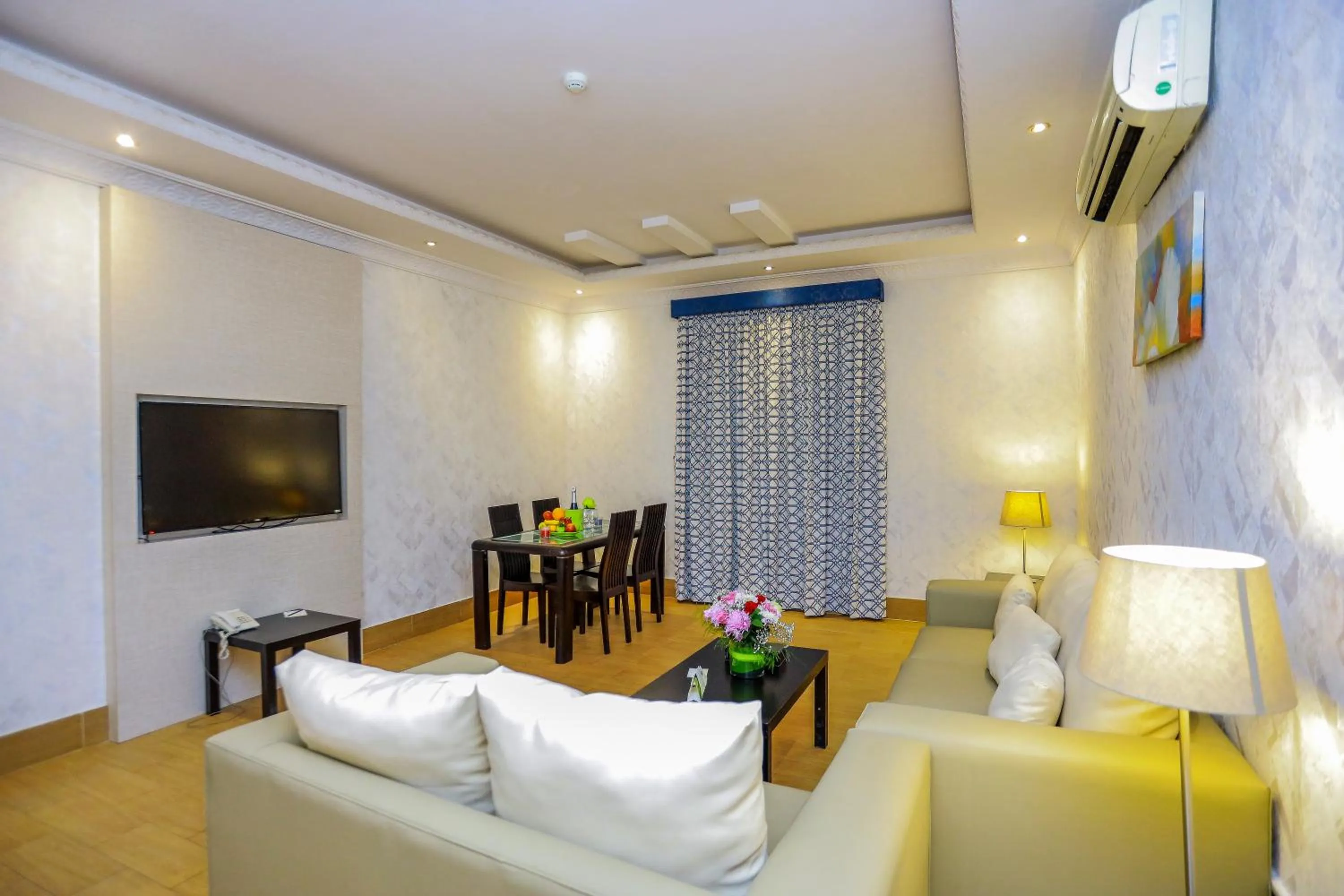 Living room, Bed in Hospitality Path Serviced Apartments