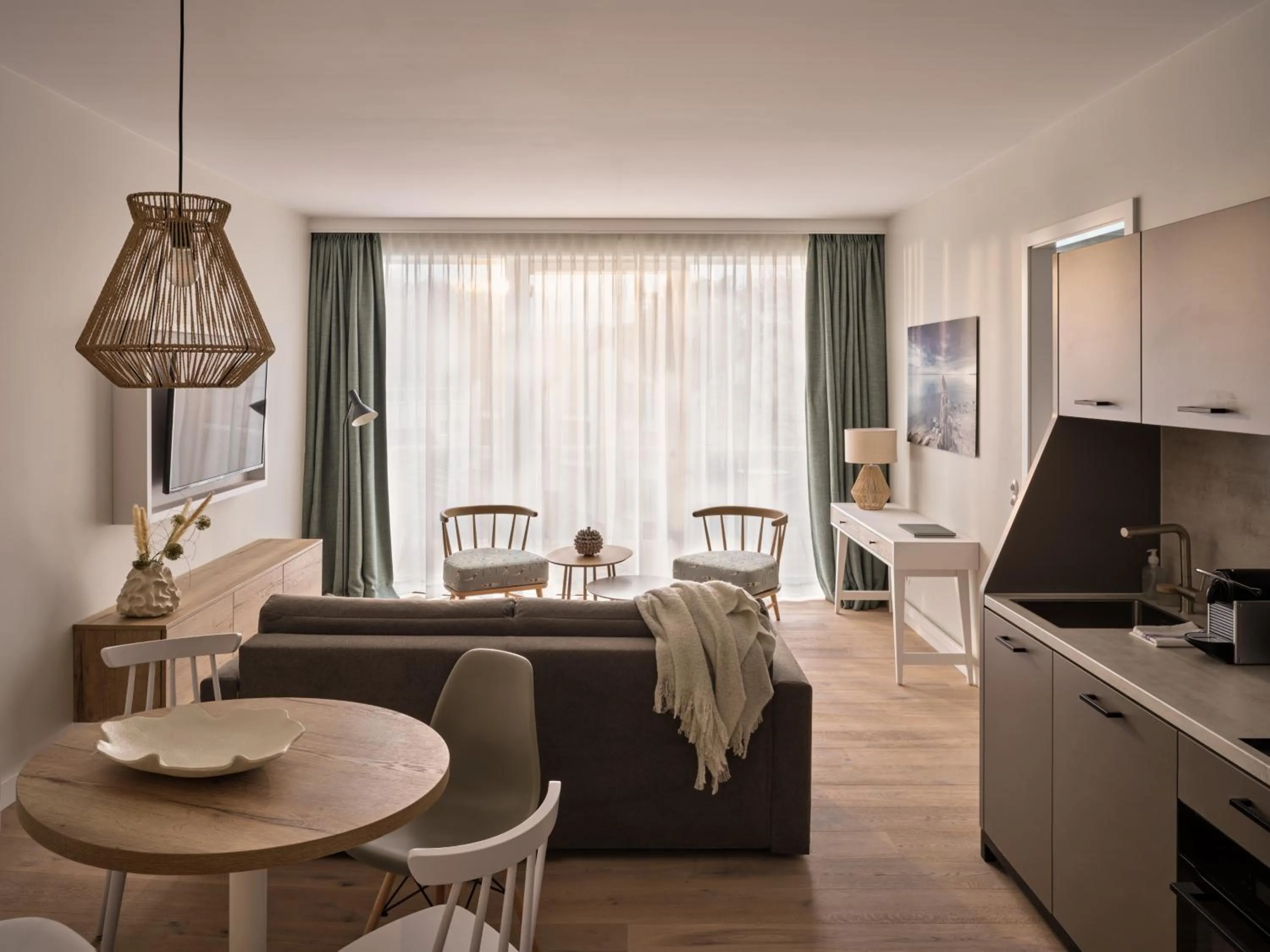 Kitchen or kitchenette in the breeze