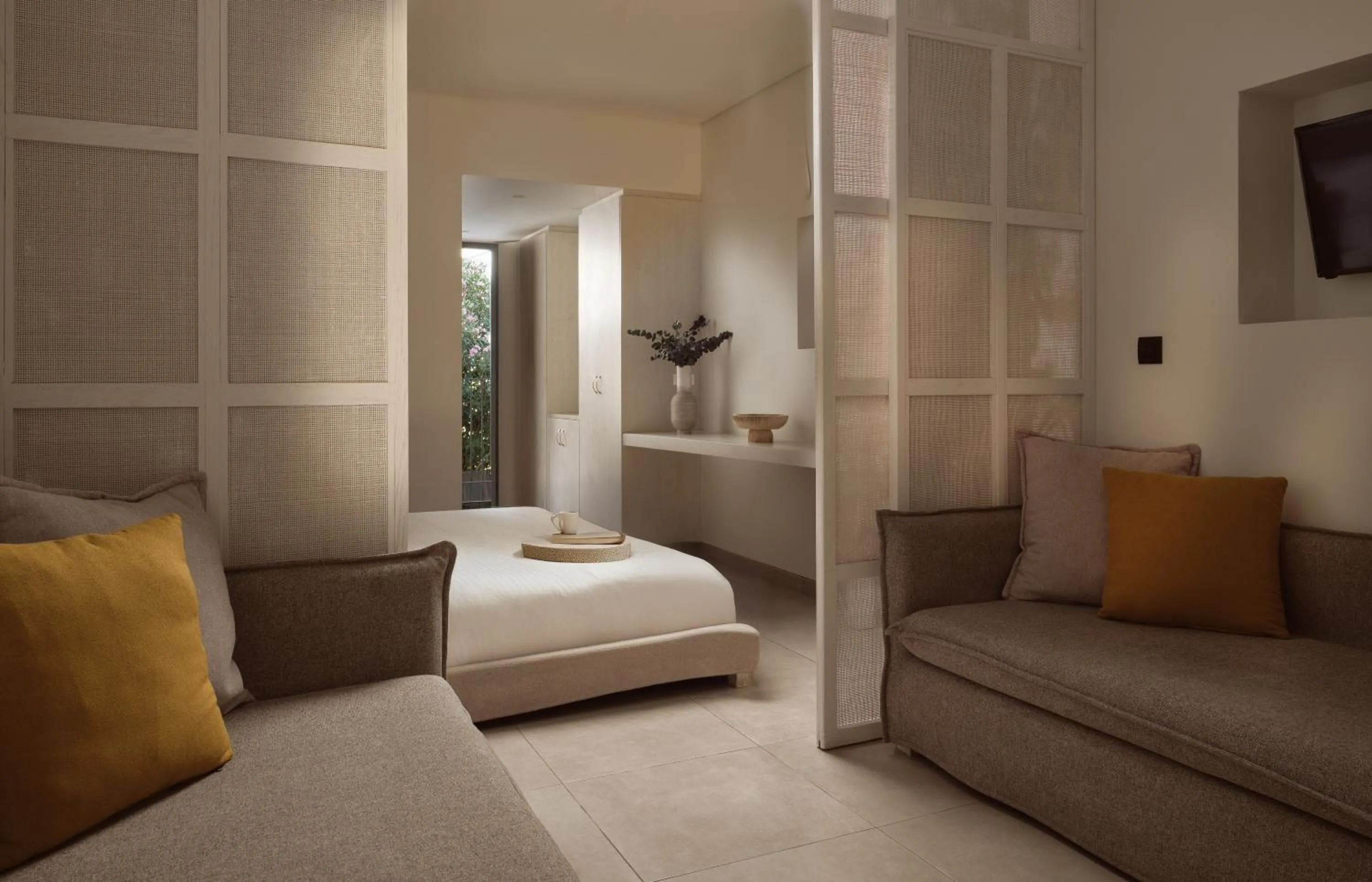 Photo of the whole room, Bed in New Beach Hotel