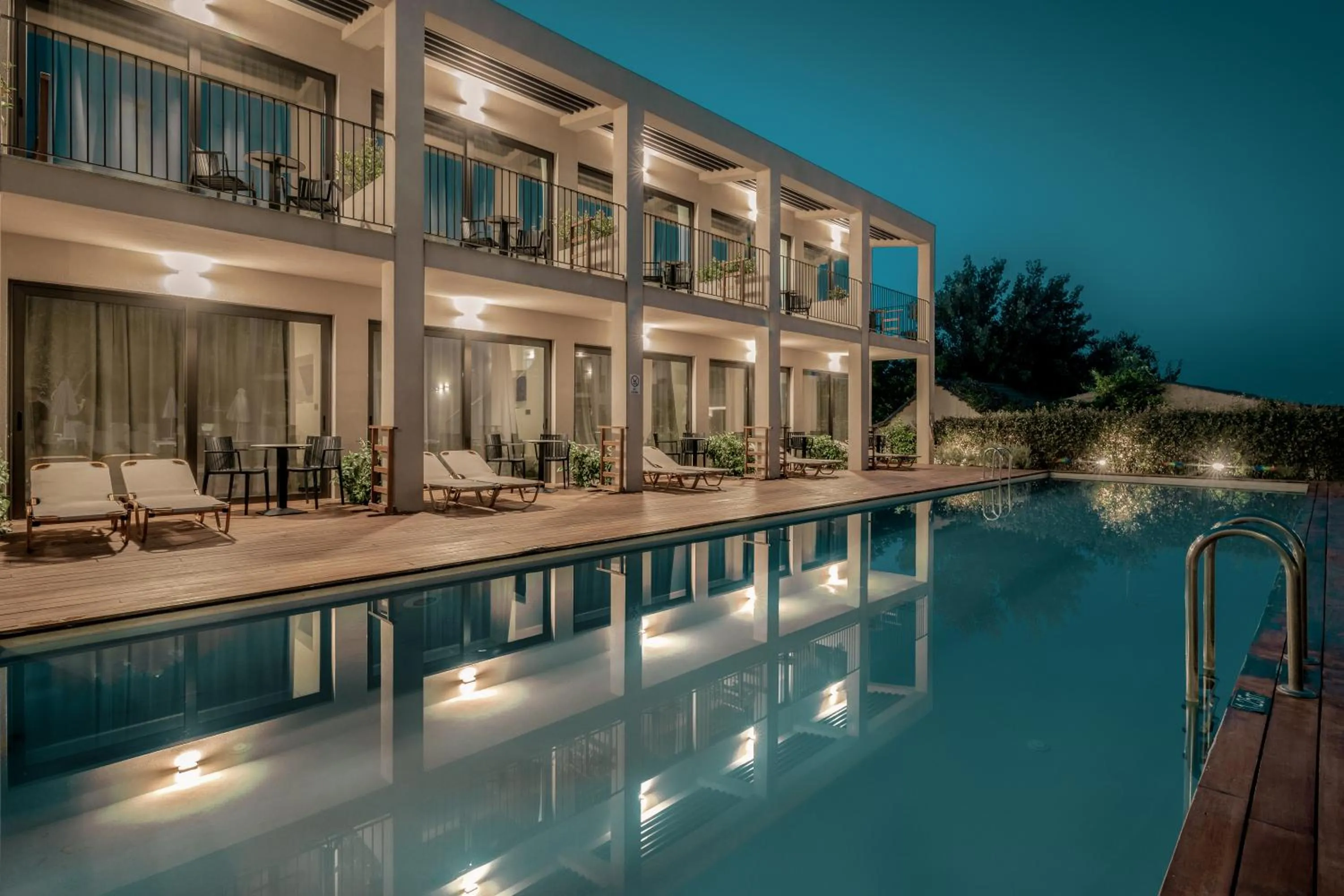 Property building in New Beach Hotel