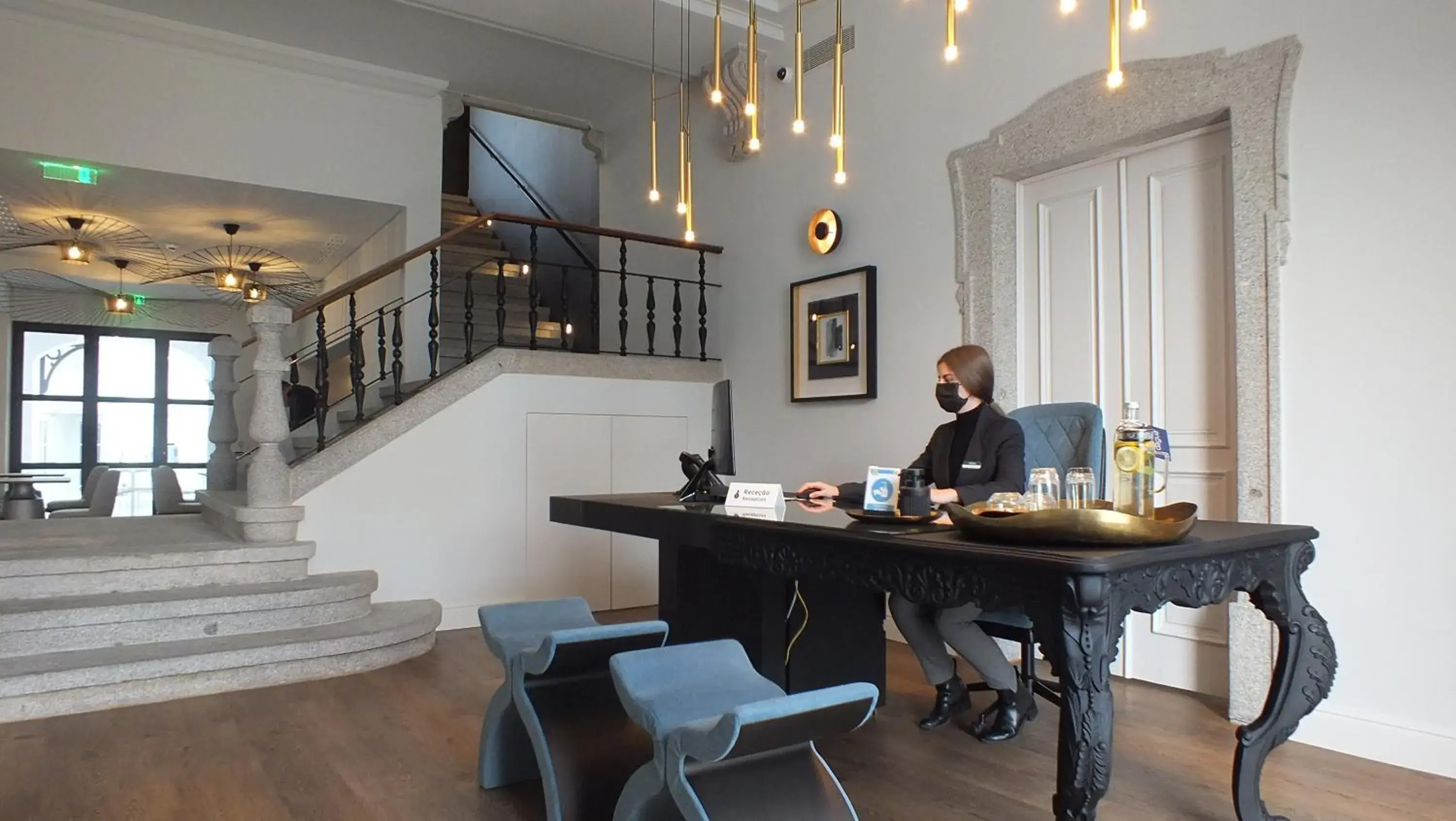 Lobby or reception in MouraSuites Hotel Lobby or reception in MouraSuites Hotel