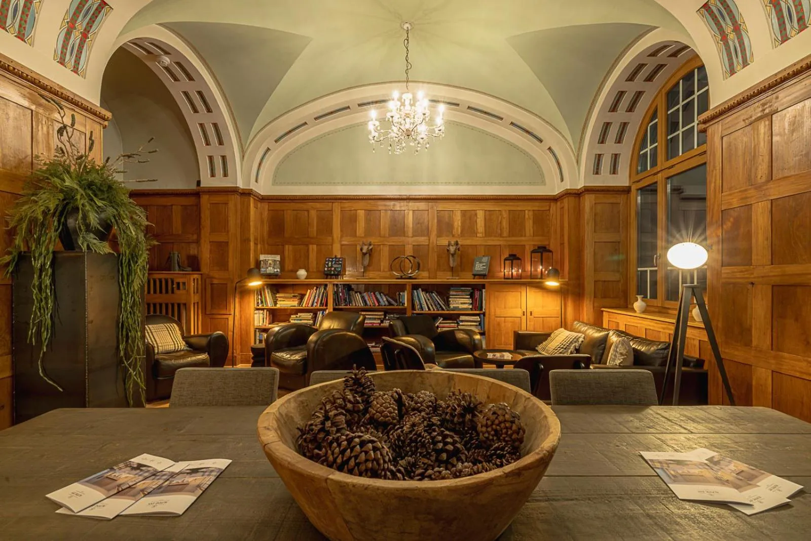 Library in ALPINE INN Davos